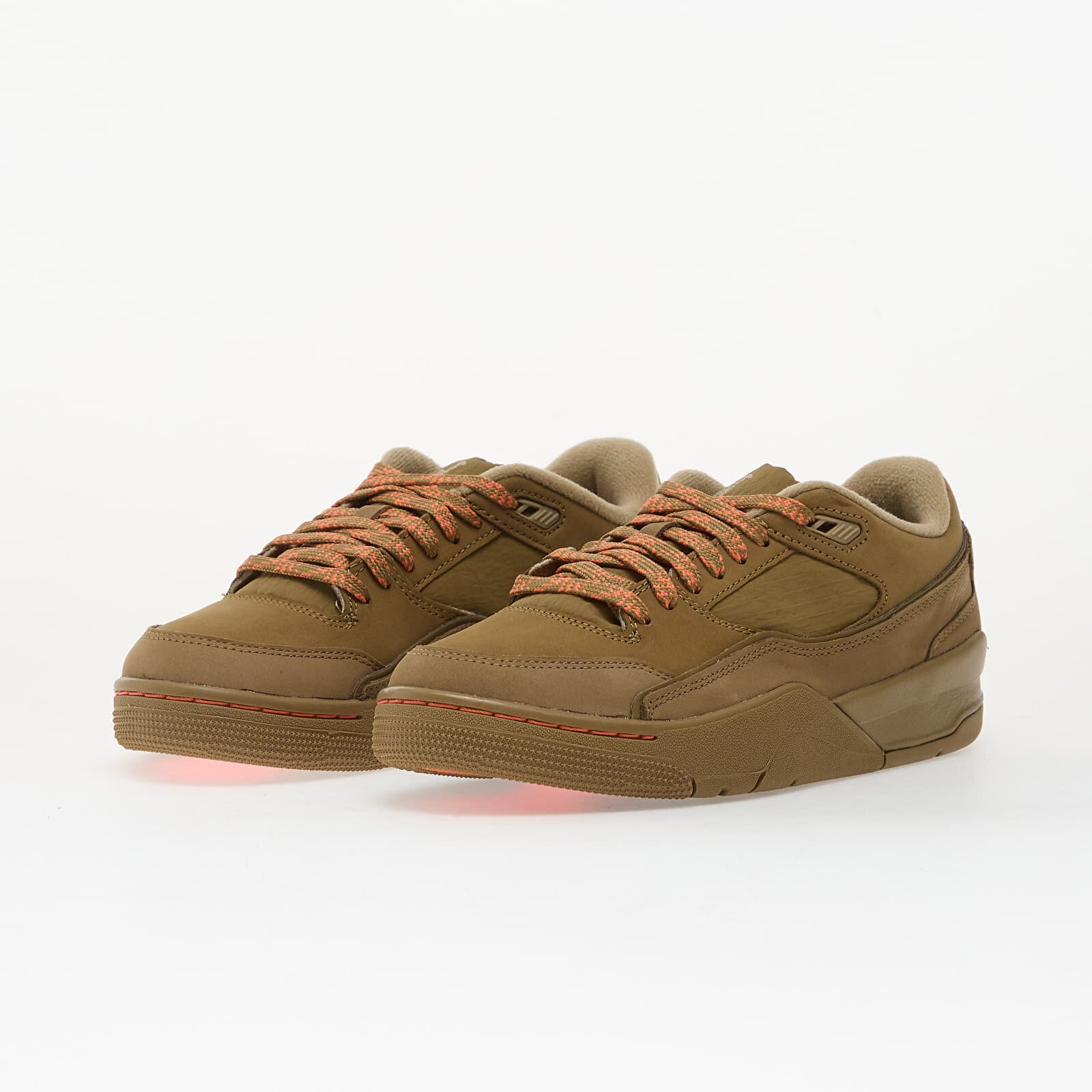 Jordan Сникърси Flight Court Se Brown Kelp/ Khaki-Wild Mango