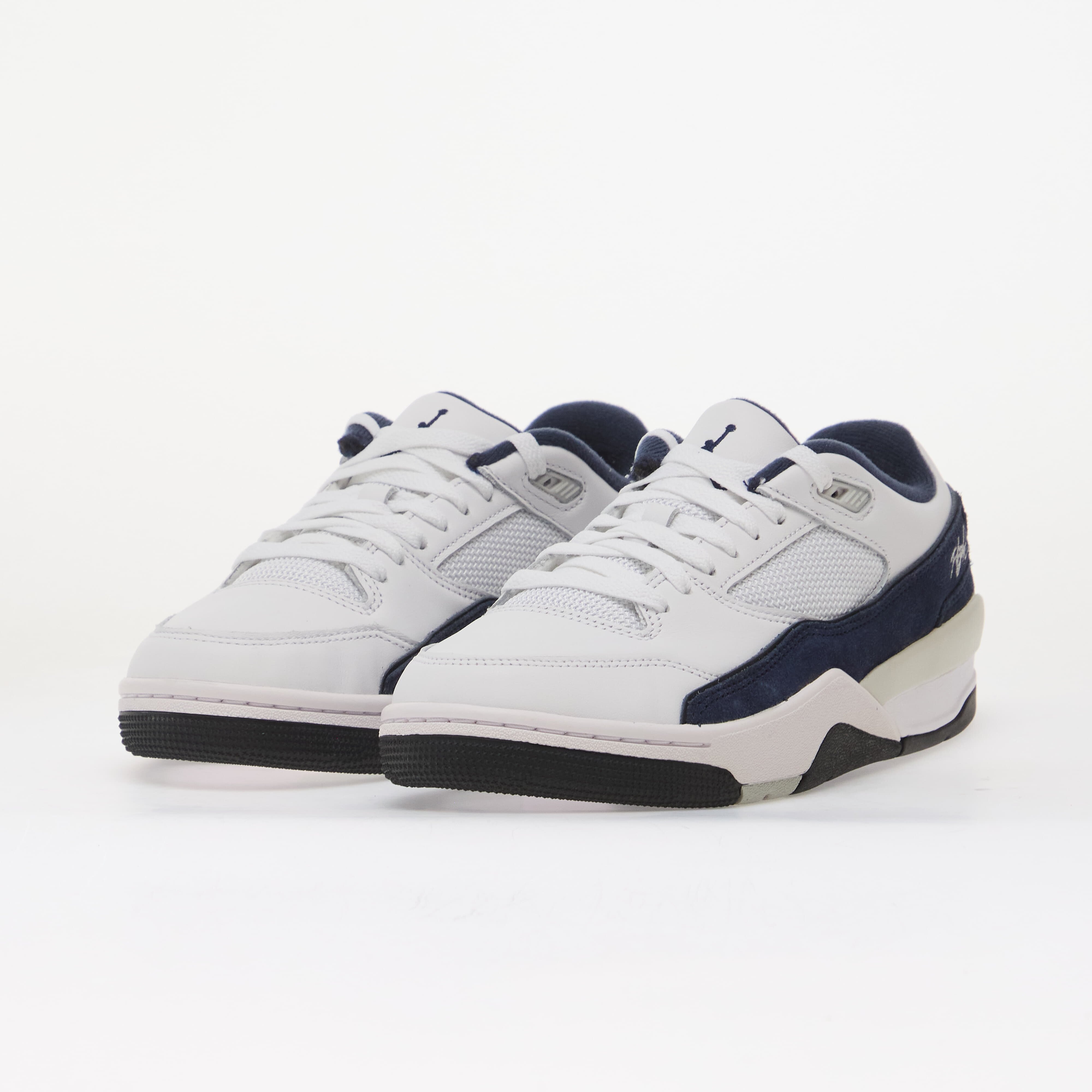 Jordan Сникърси Flight Court White/ College Navy-Lt Smoke Grey
