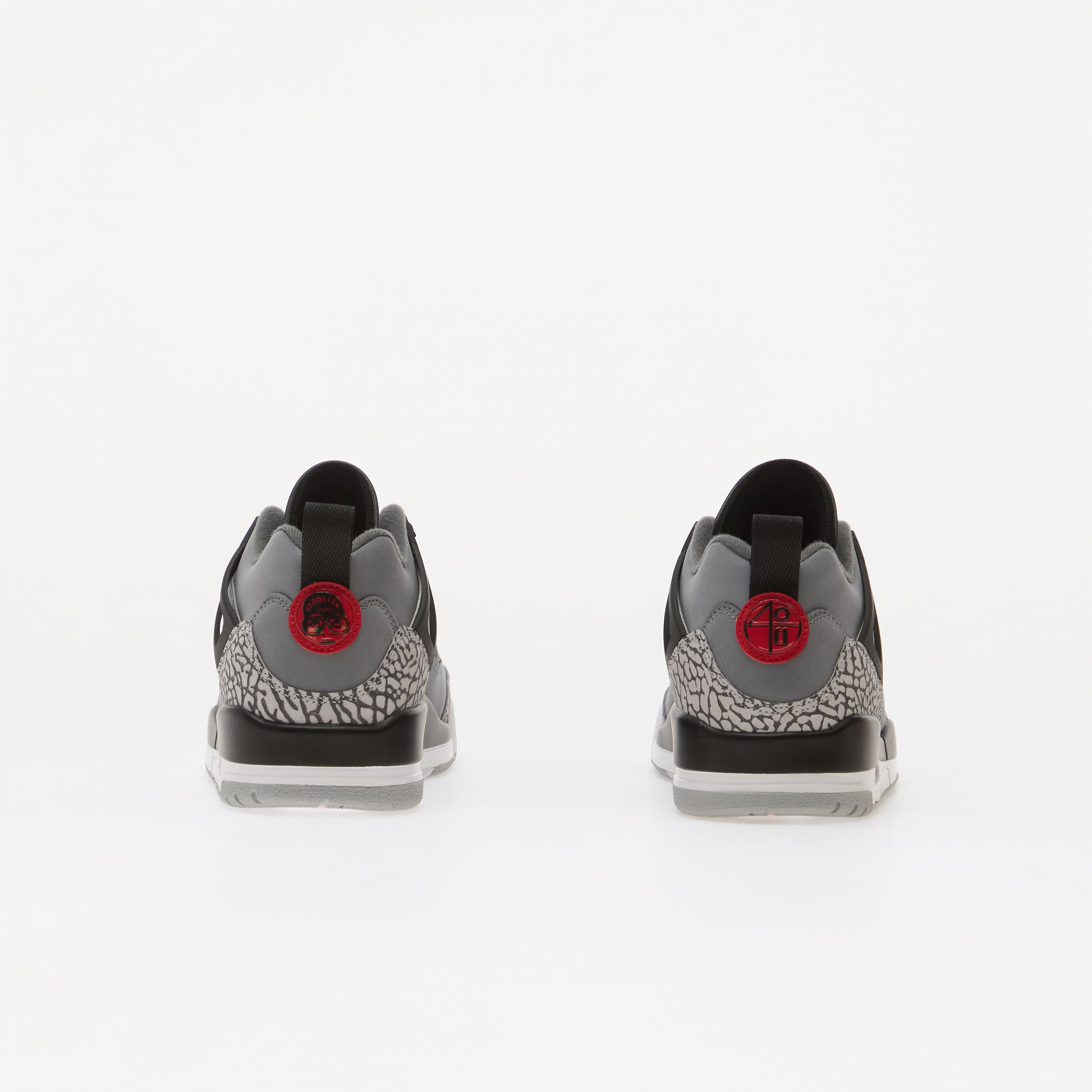 Jordan Сникърси Spizike Low Cool Grey/ University Red-Black-Wolf Grey