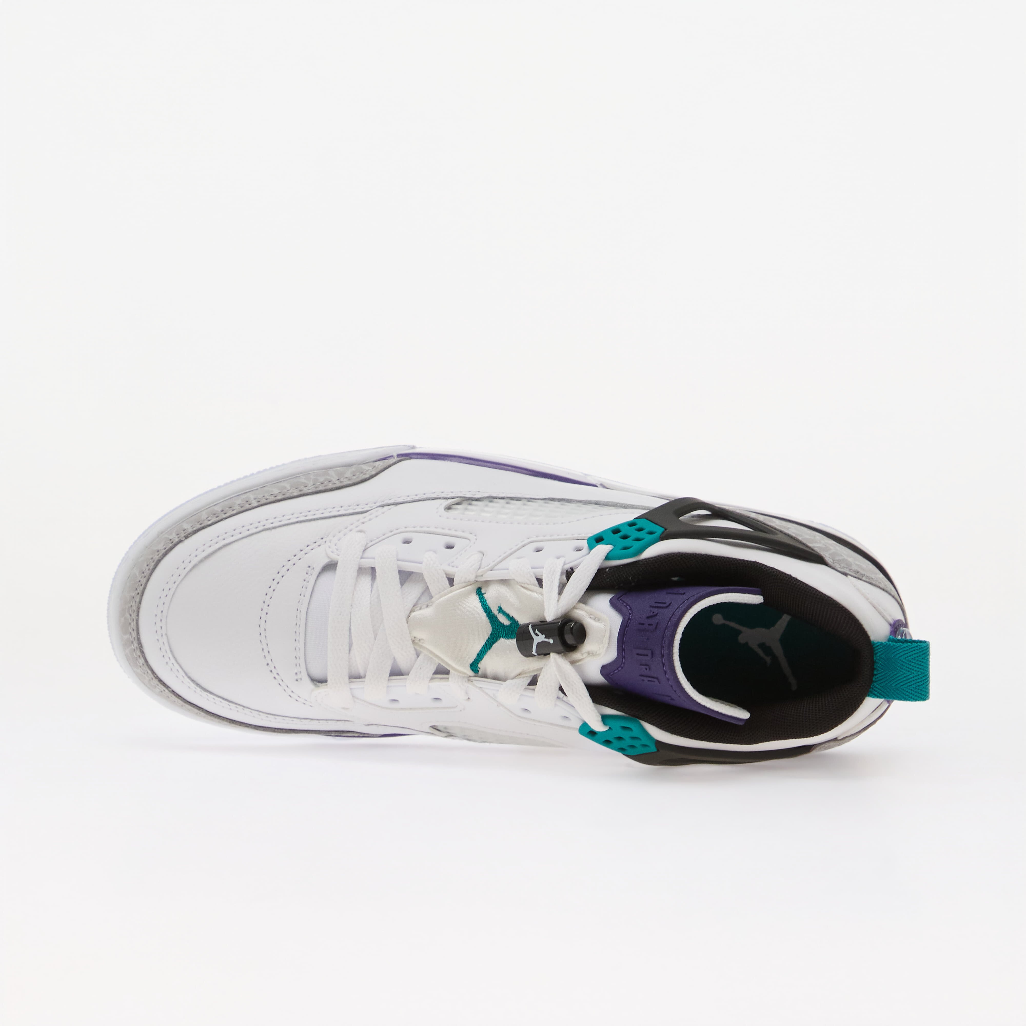 Jordan Сникърси Spizike Low White/ Rio Teal-Court Purple
