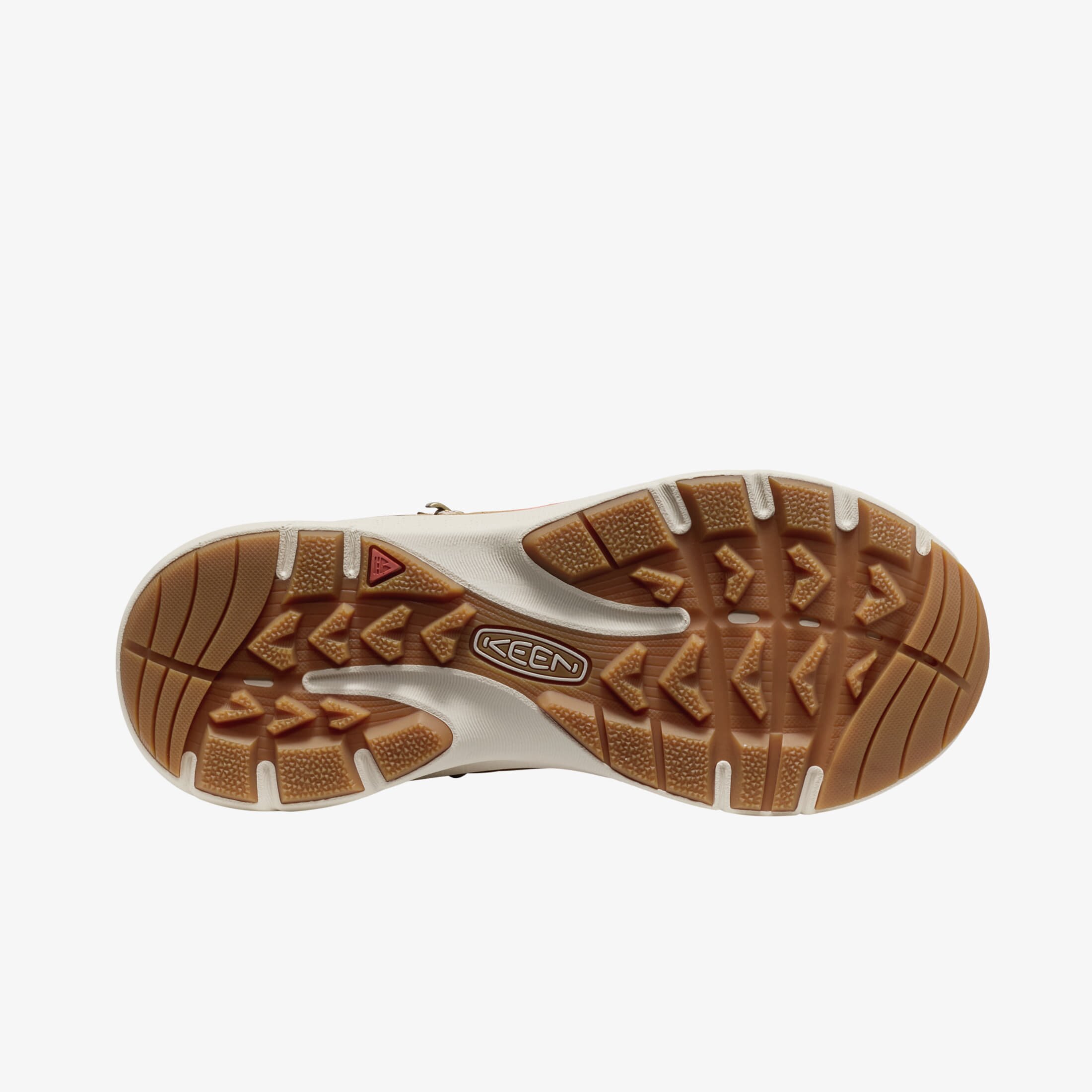 Keen Сникърси Leiki Leather Mid Wp Women Chipmunk/ Birch