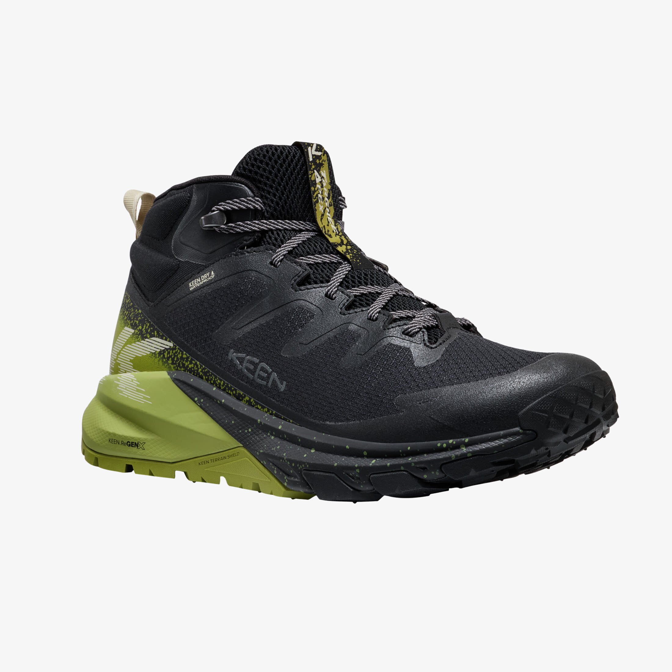 Keen Сникърси Targhee Apex Mid Wp Men Black/ Golden Cypress