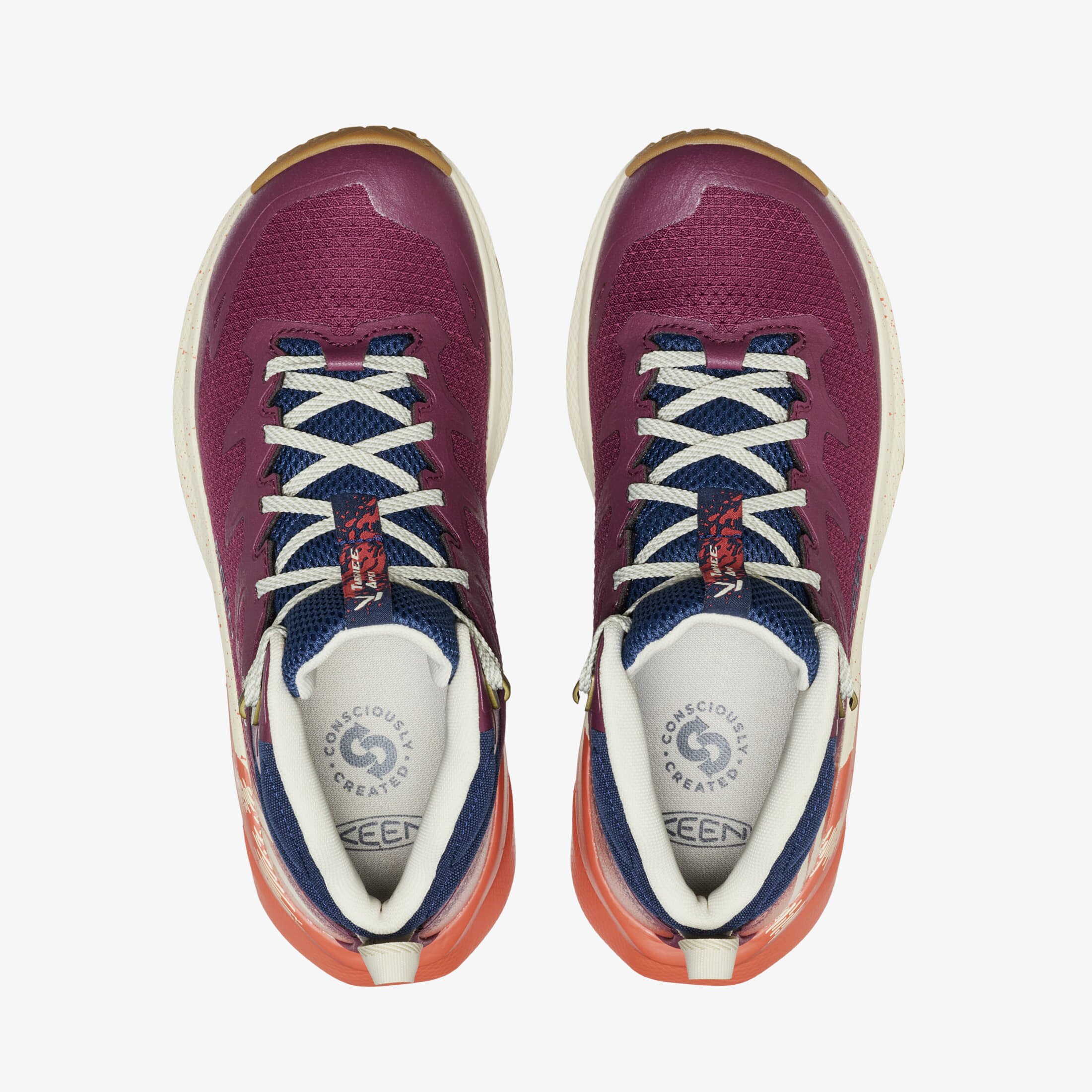 Keen Сникърси Targhee Apex Mid Wp Women Fig/ Burnt Brick