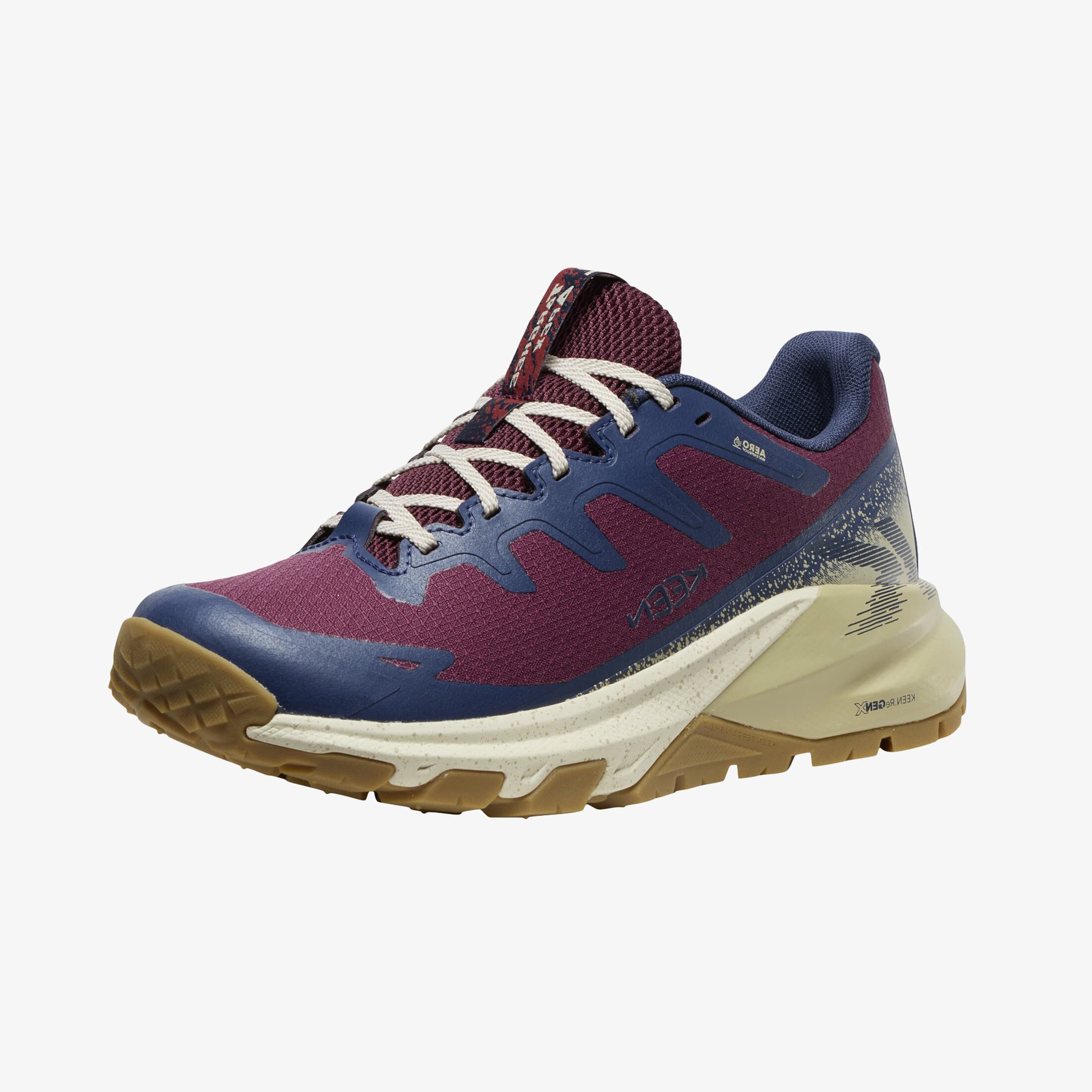 Keen Сникърси Targhee Apex Wp Women Fig/ Naval Academy