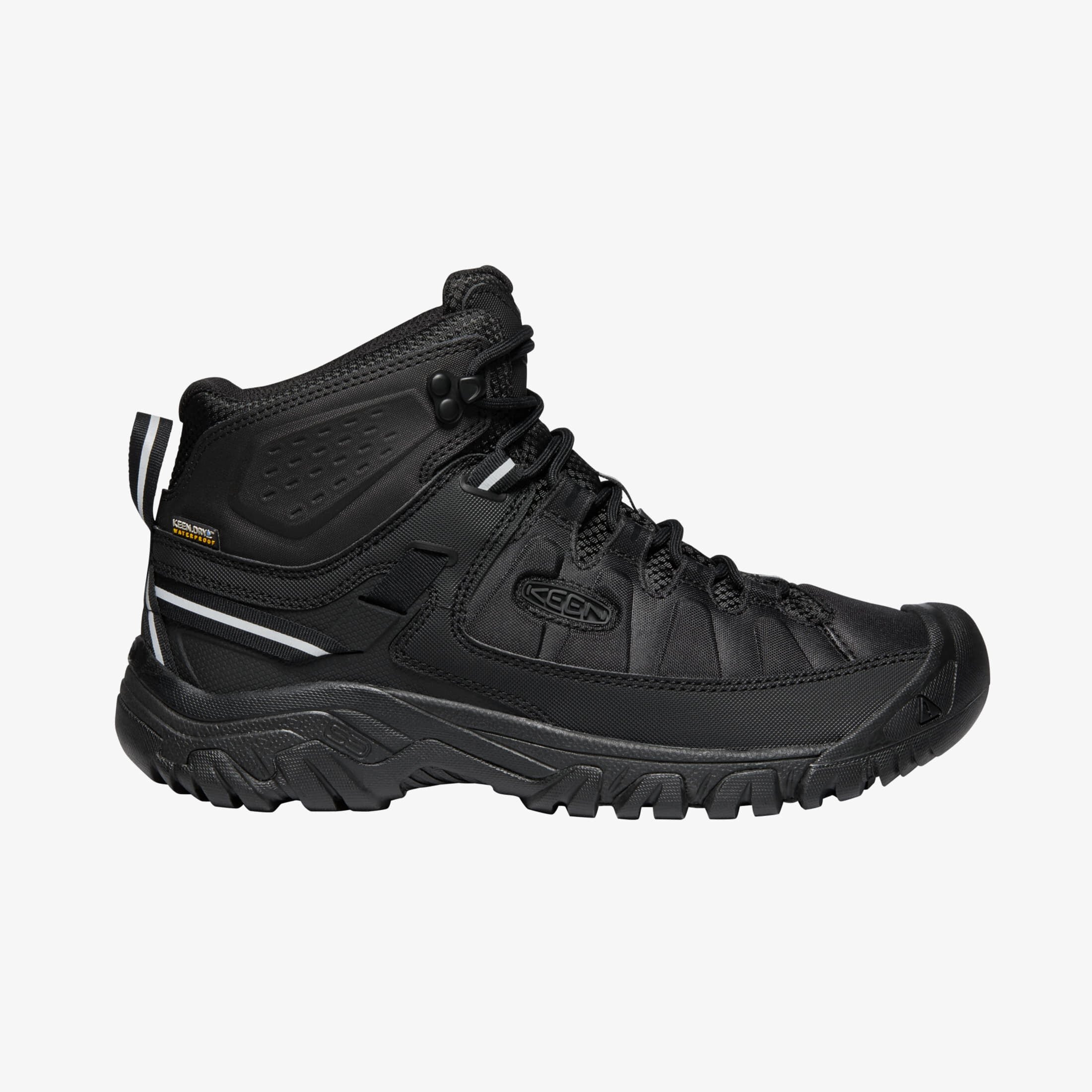 Keen Сникърси Targhee Exp Mid Wp Men Black/ Black