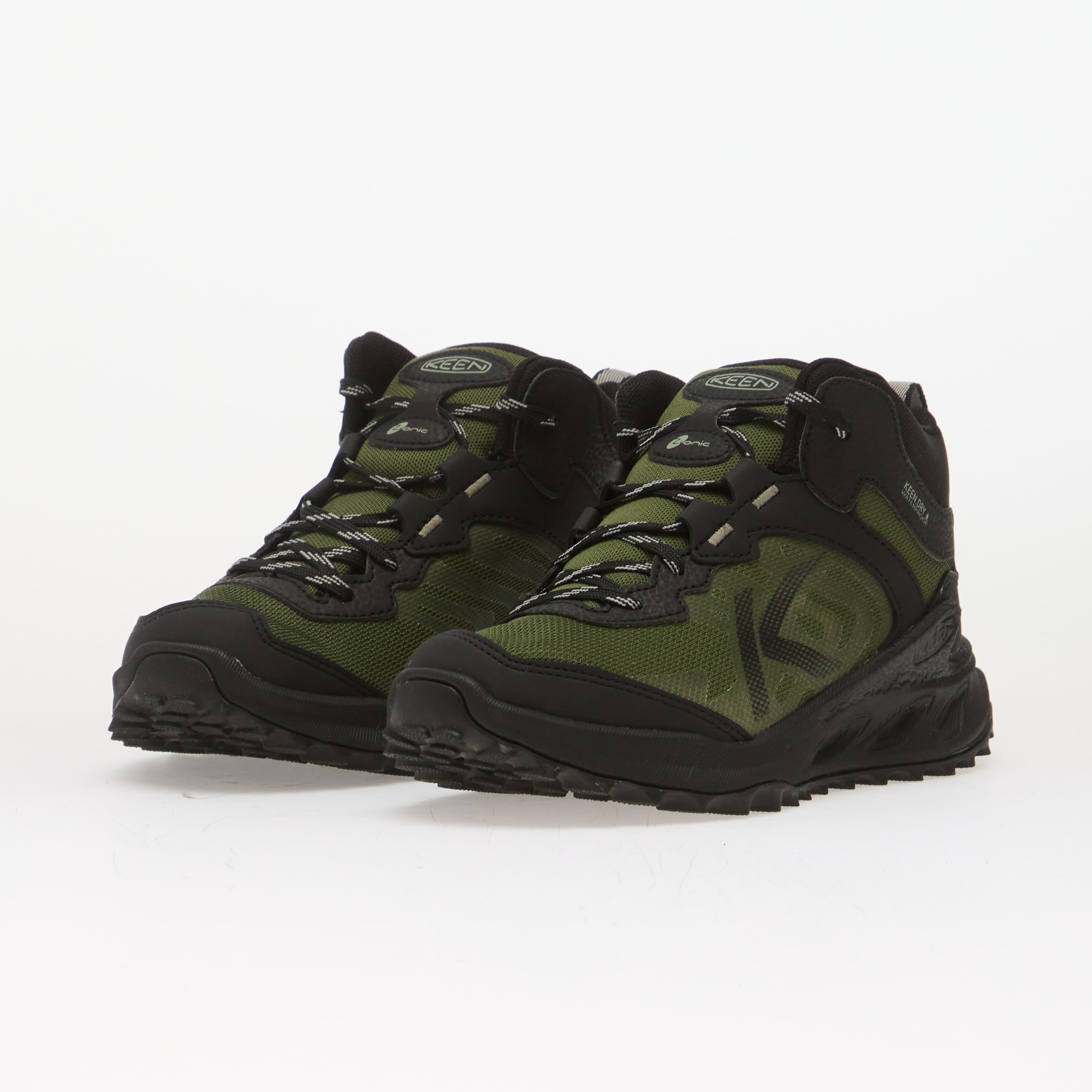 Keen Сникърси Zionic MID WP Youth Black/ Bronze Green