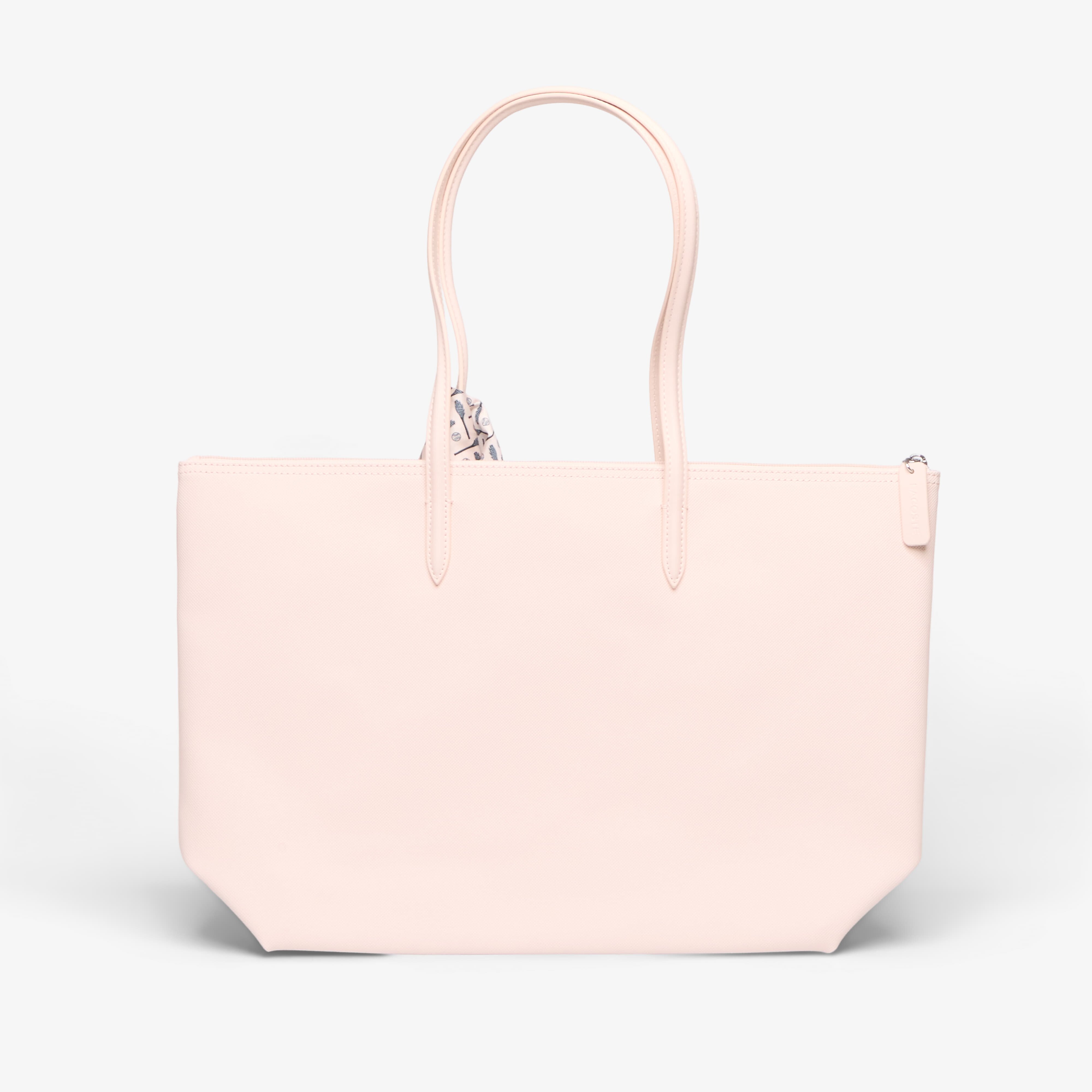 Lacoste Чанта Shopping Bag White/Eclipse Blue-Grape