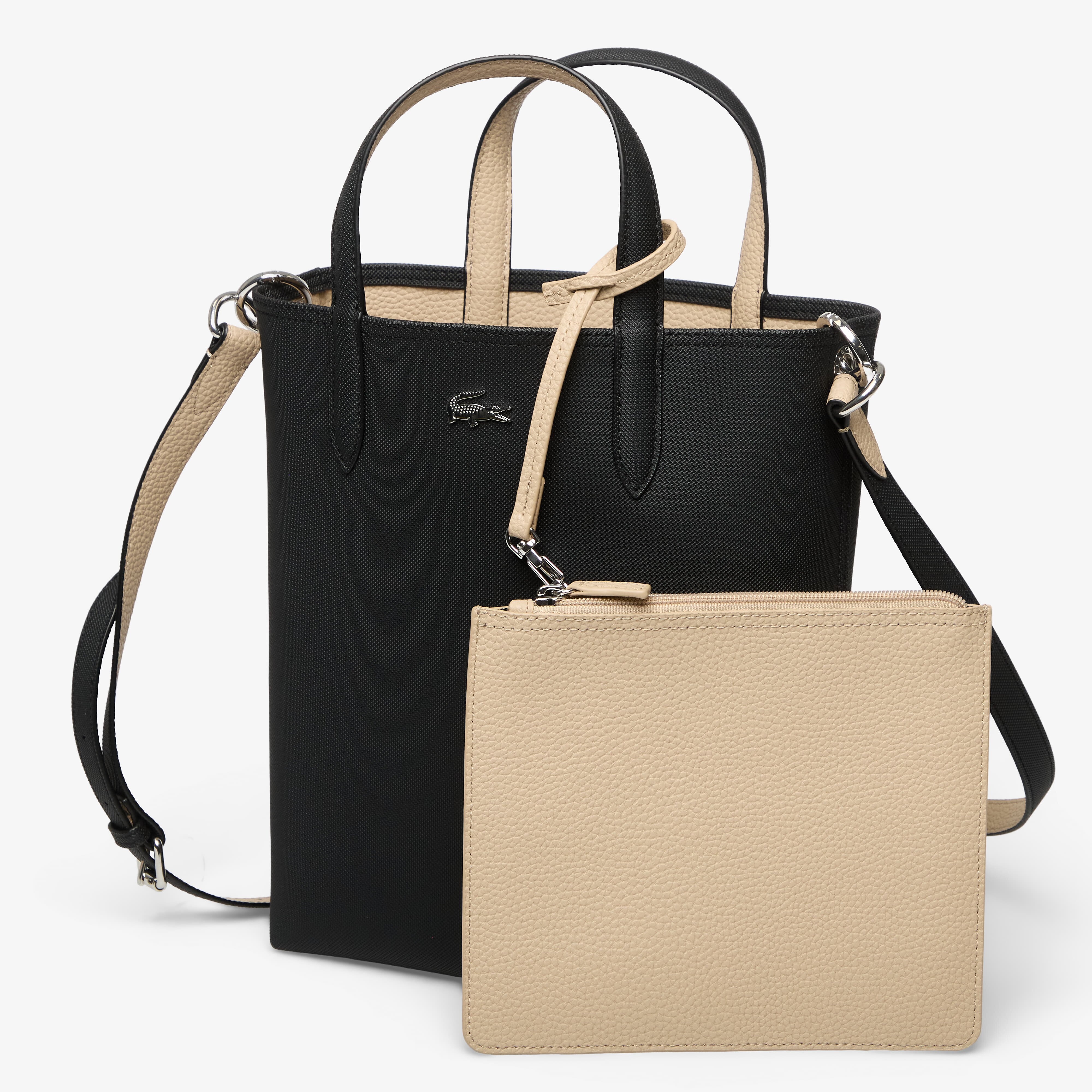 Lacoste Чанта Vertical Shopping Bag Tuareg/ Grey Chine-Calla