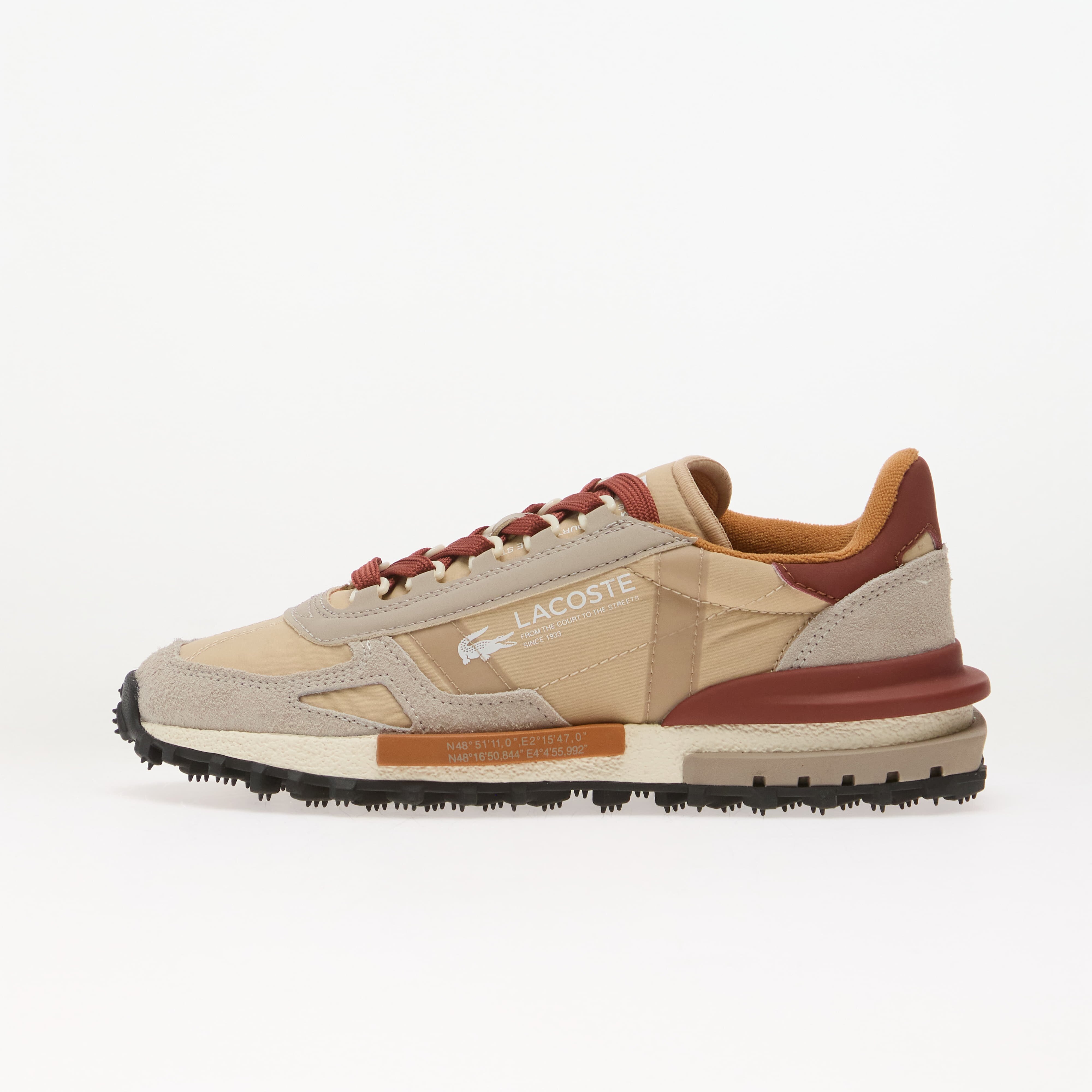 Lacoste Сникърси Elite Active Grey/ Light Tan