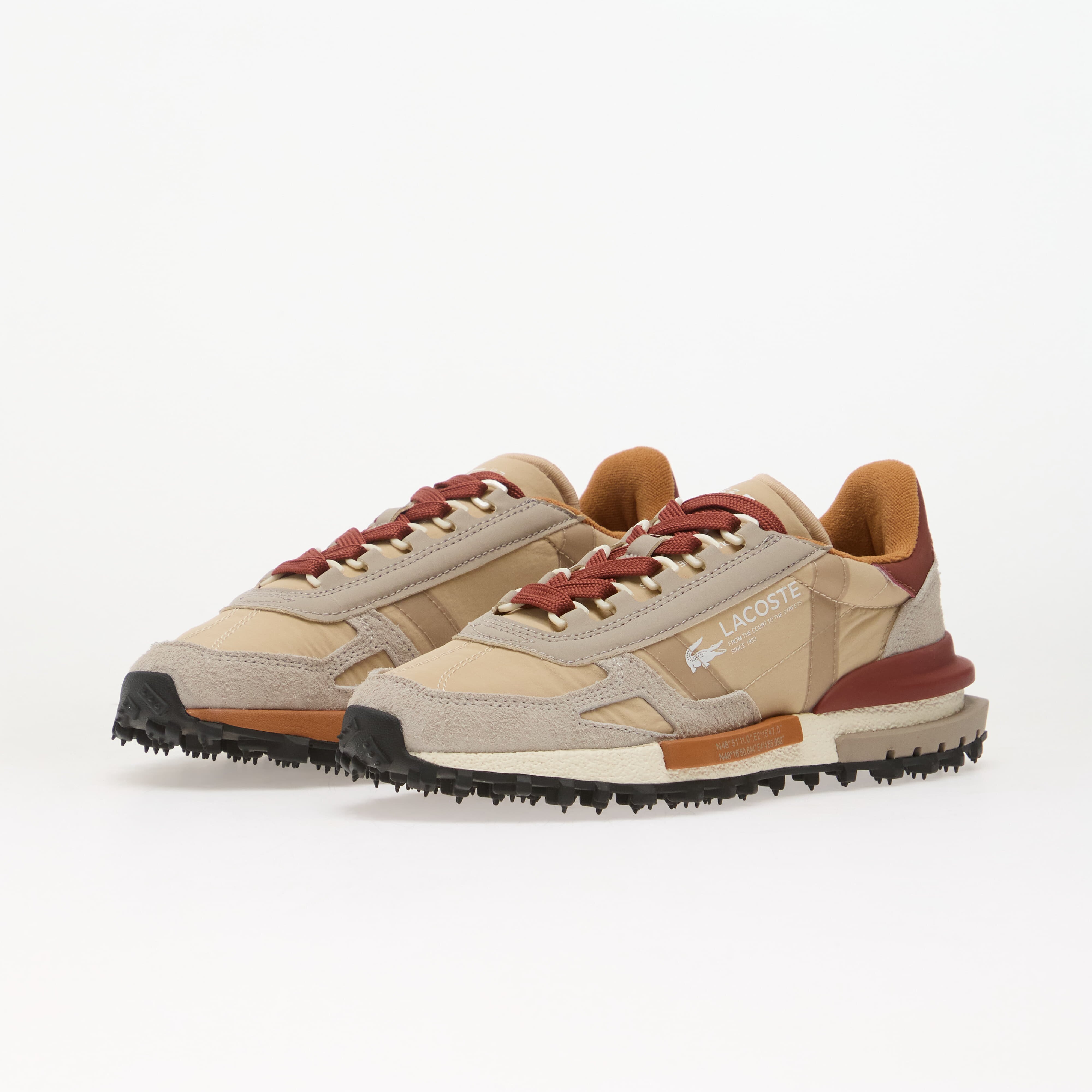Lacoste Сникърси Elite Active Grey/ Light Tan