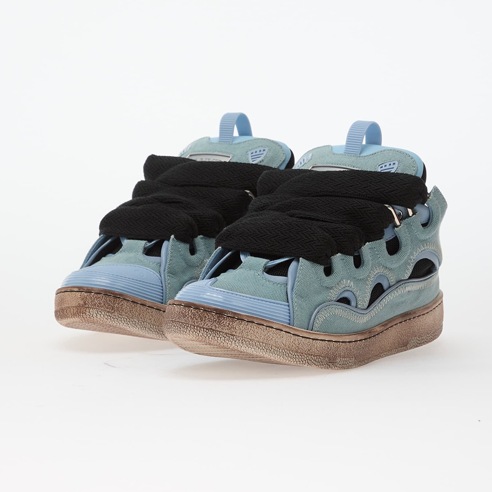 Lanvin Сникърси Curb Sneakers Blue/ Amber