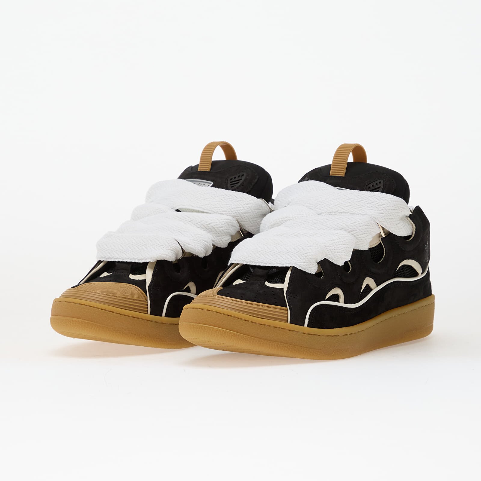 Lanvin Сникърси Curb Sneakers Honey/ Black