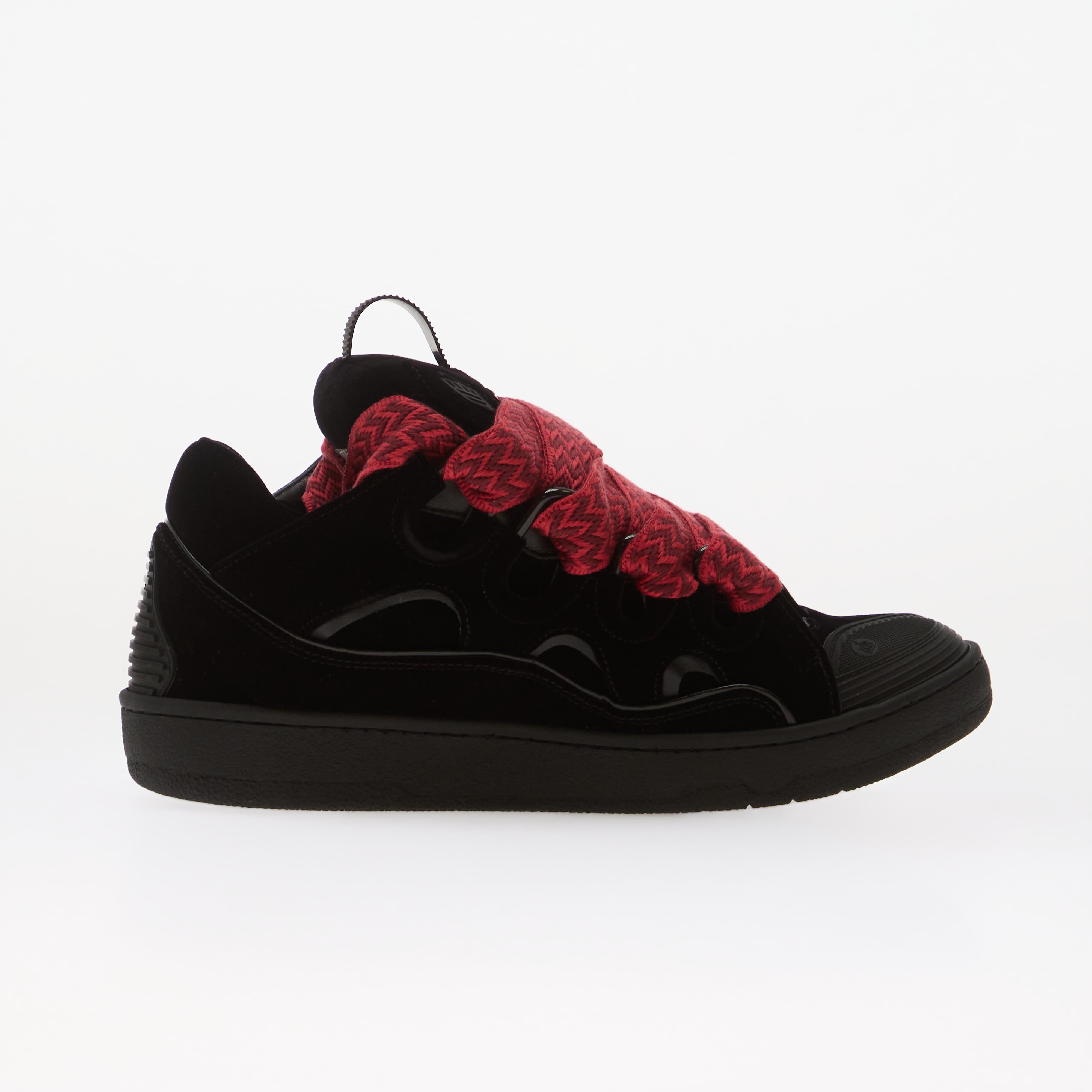 Lanvin Сникърси Curb Sneakers Jersey Velvet Black
