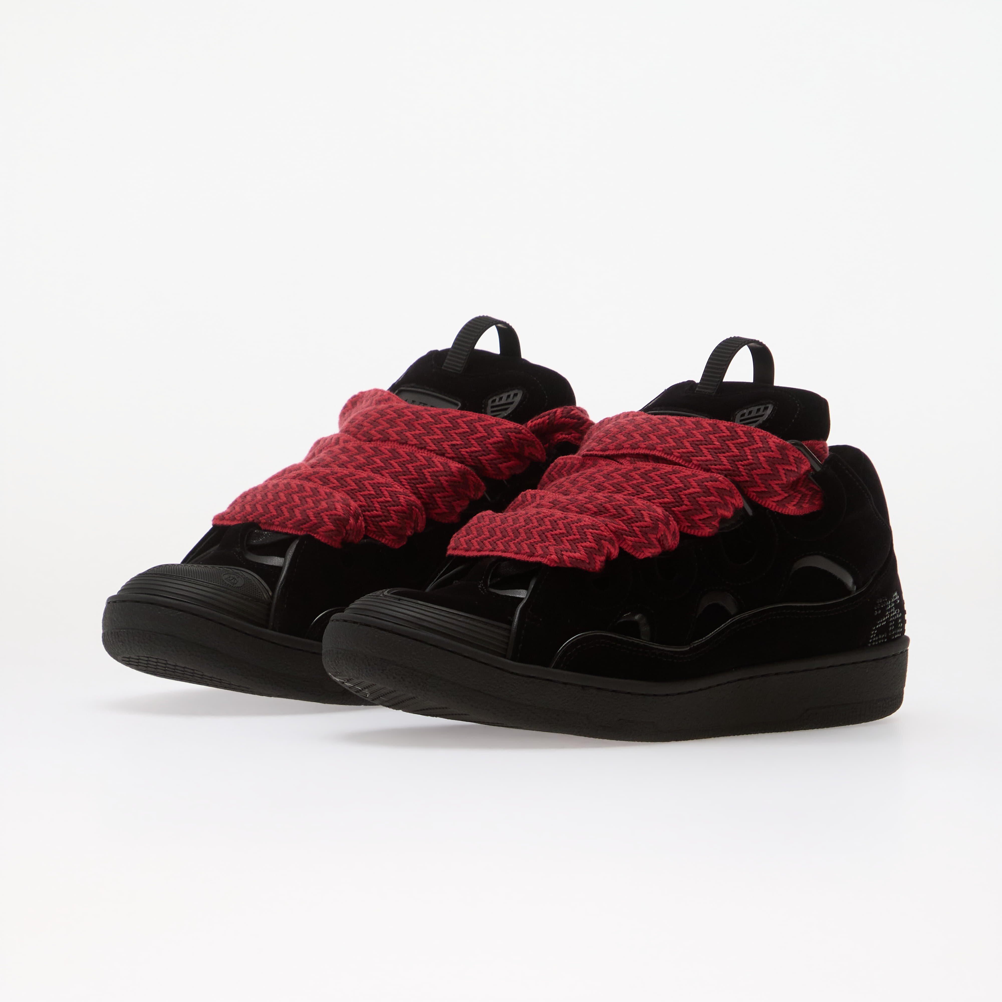 Lanvin Сникърси Curb Sneakers Jersey Velvet Black