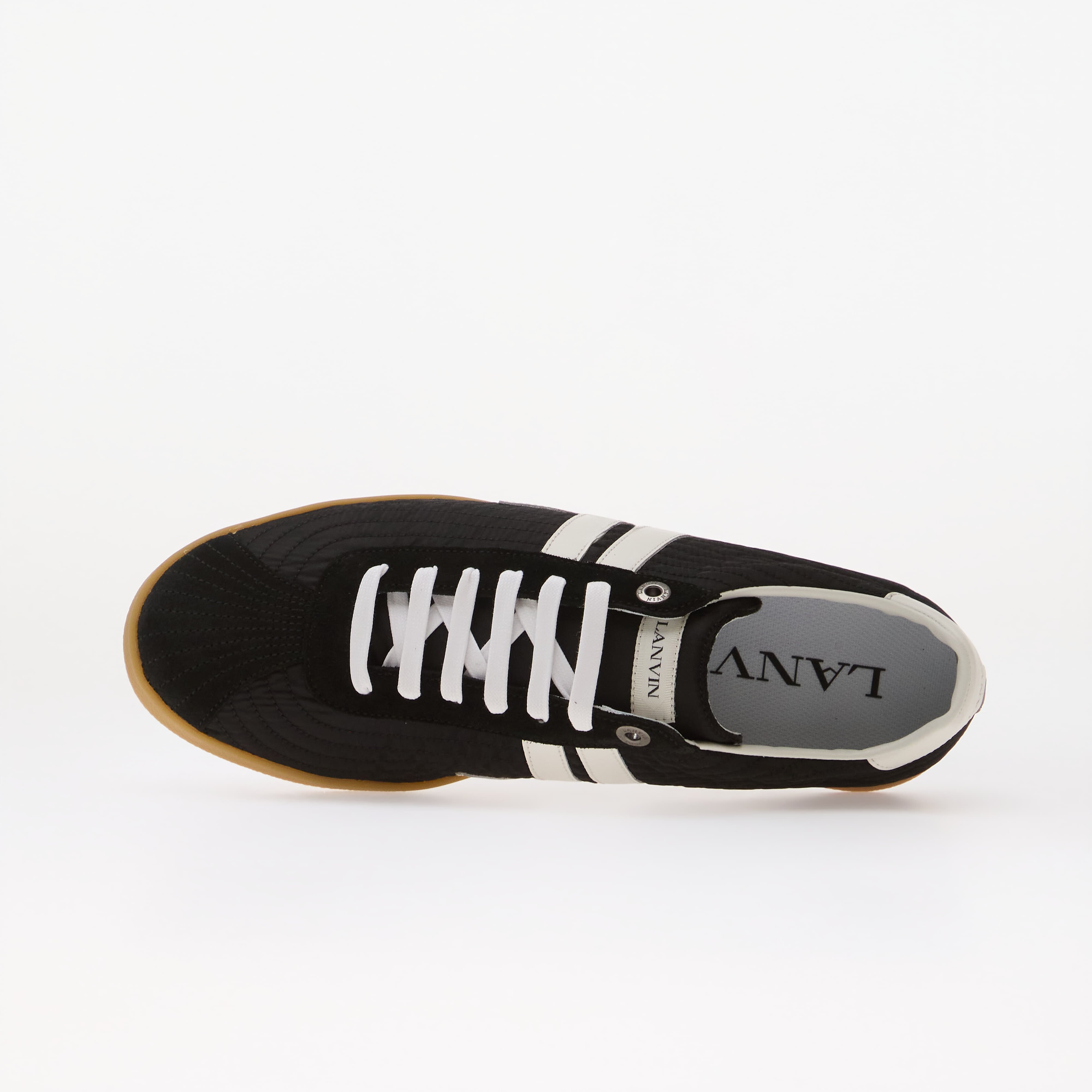 Lanvin Сникърси Glen Sneakers Nylon Black/ White