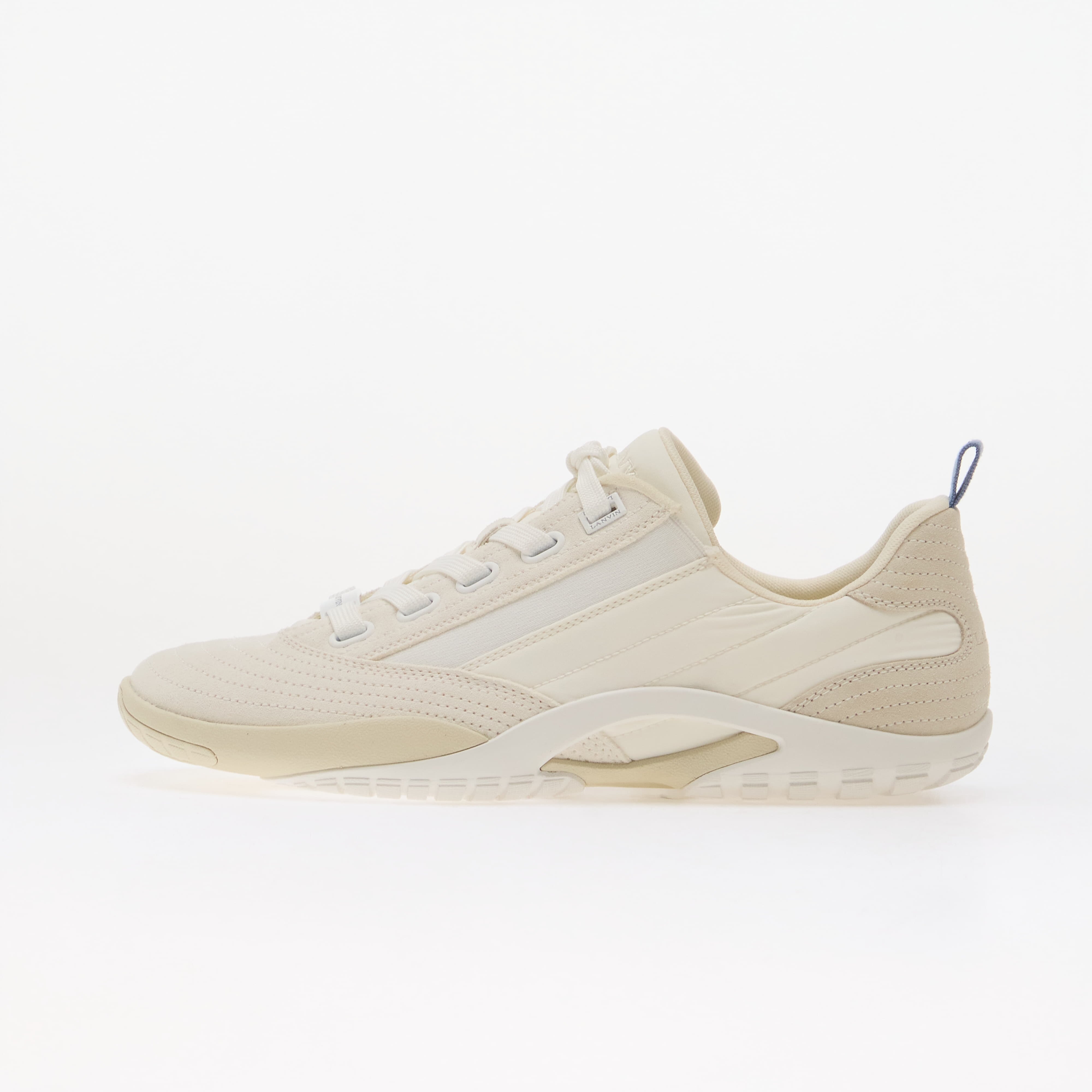 Lanvin Сникърси New Soccer Lace Up Leather Beige