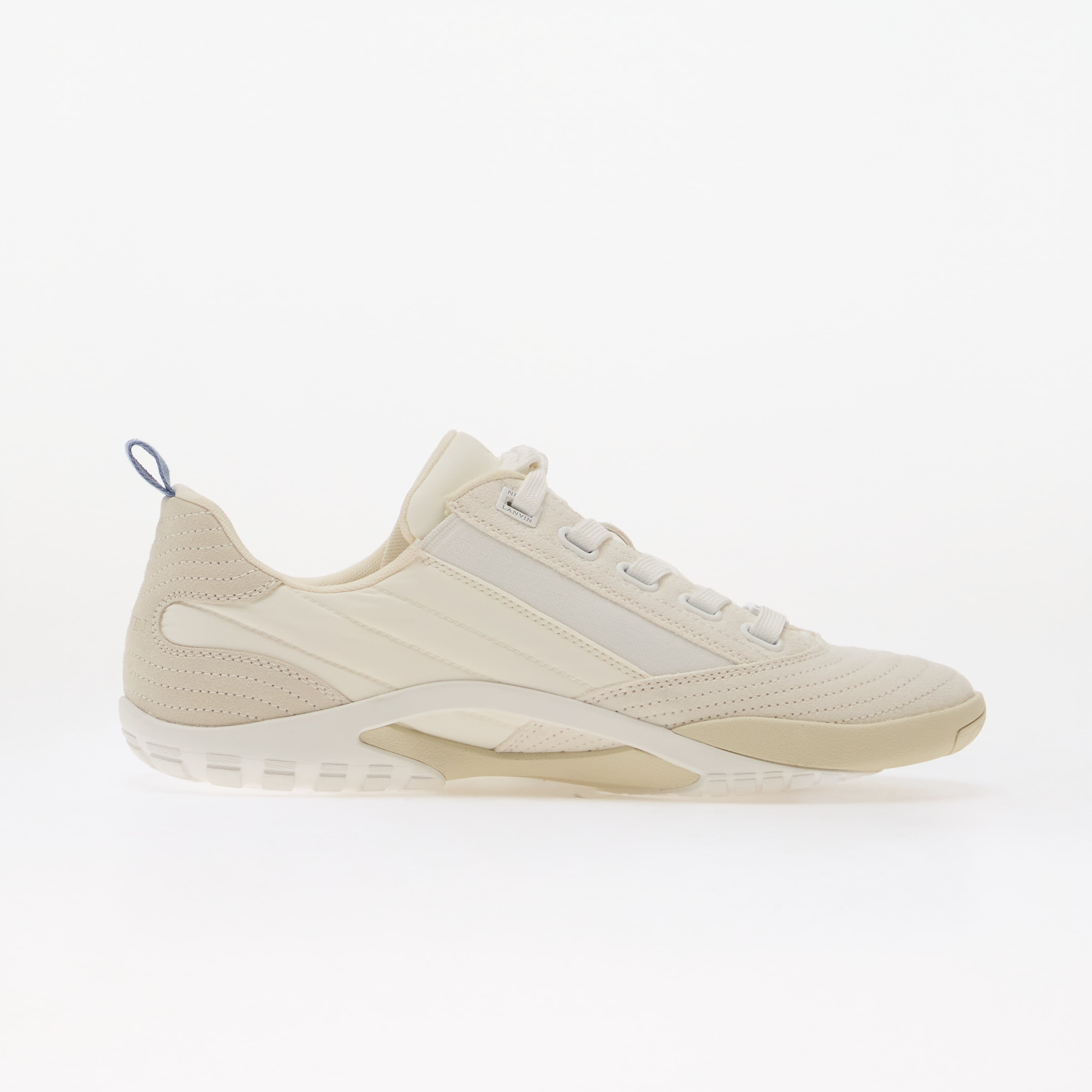 Lanvin Сникърси New Soccer Lace Up Leather Beige