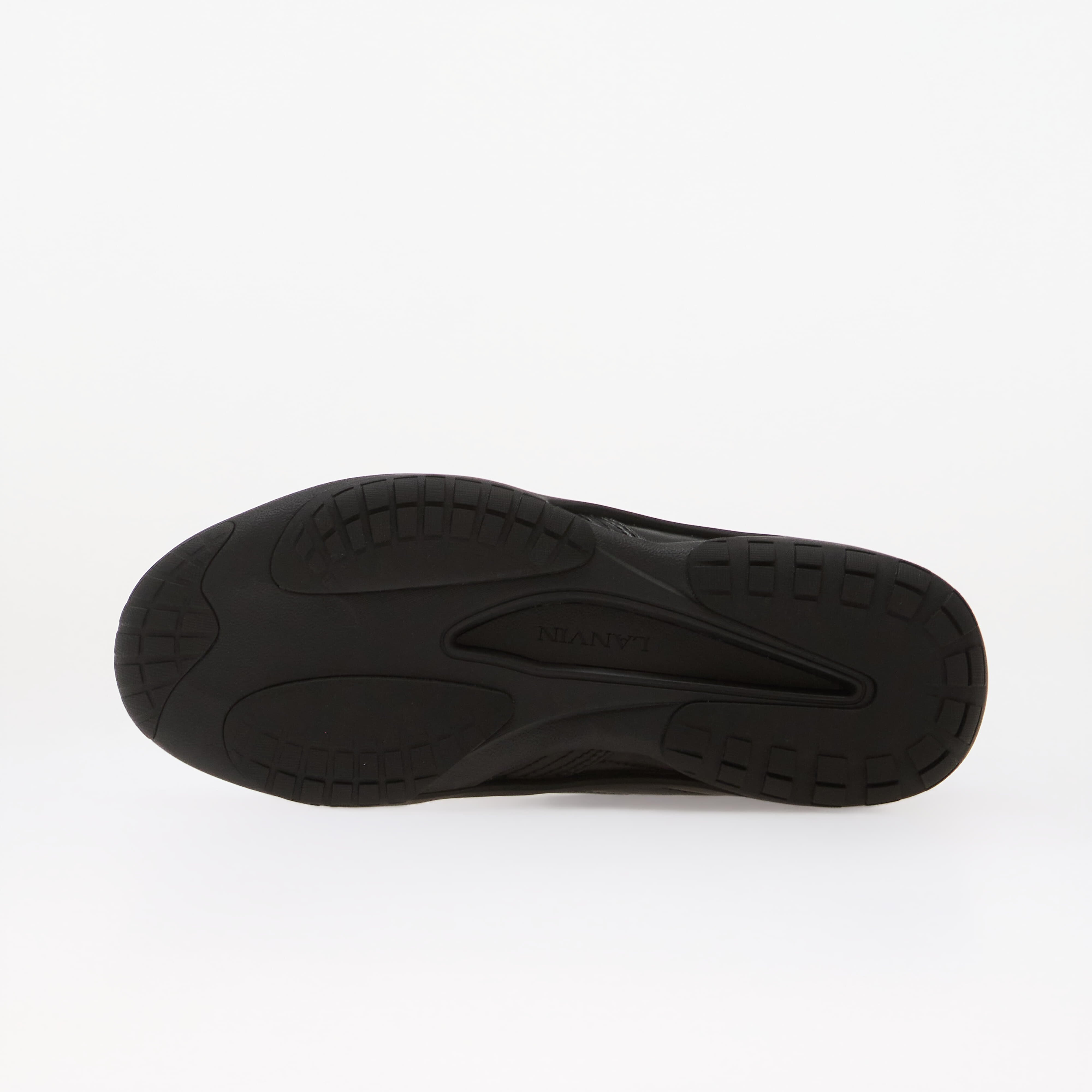 Lanvin Сникърси New Soccer Lace Up Leather Black