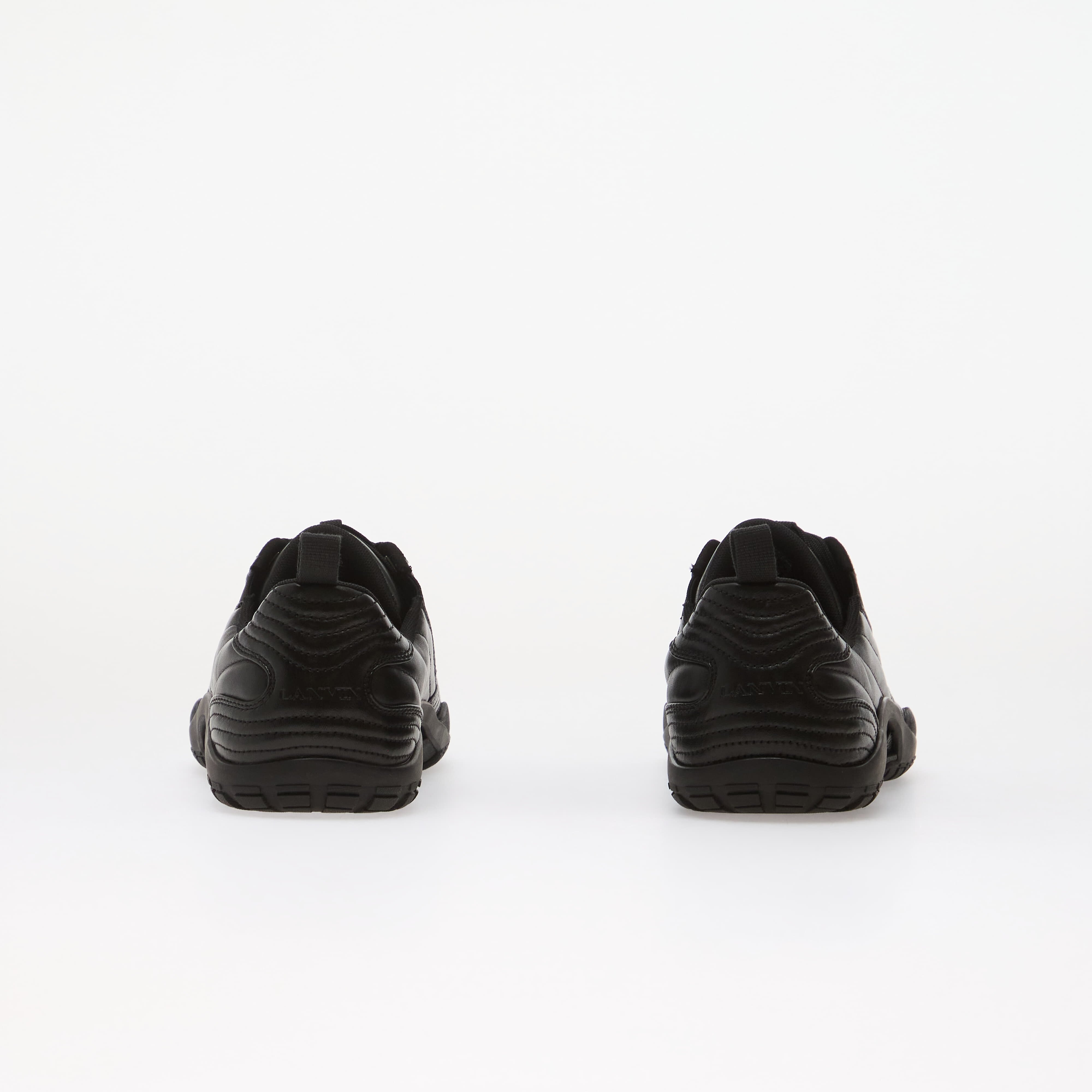 Lanvin Сникърси New Soccer Lace Up Leather Black
