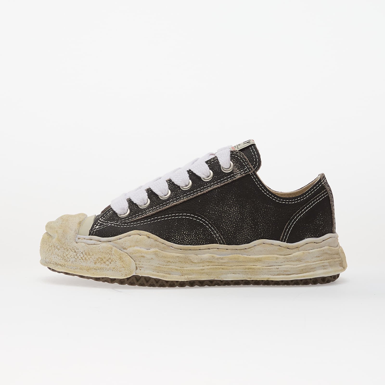 Maison MIHARA YASUHIRO (MMY) Сникърси Hank Shrink Leather Black