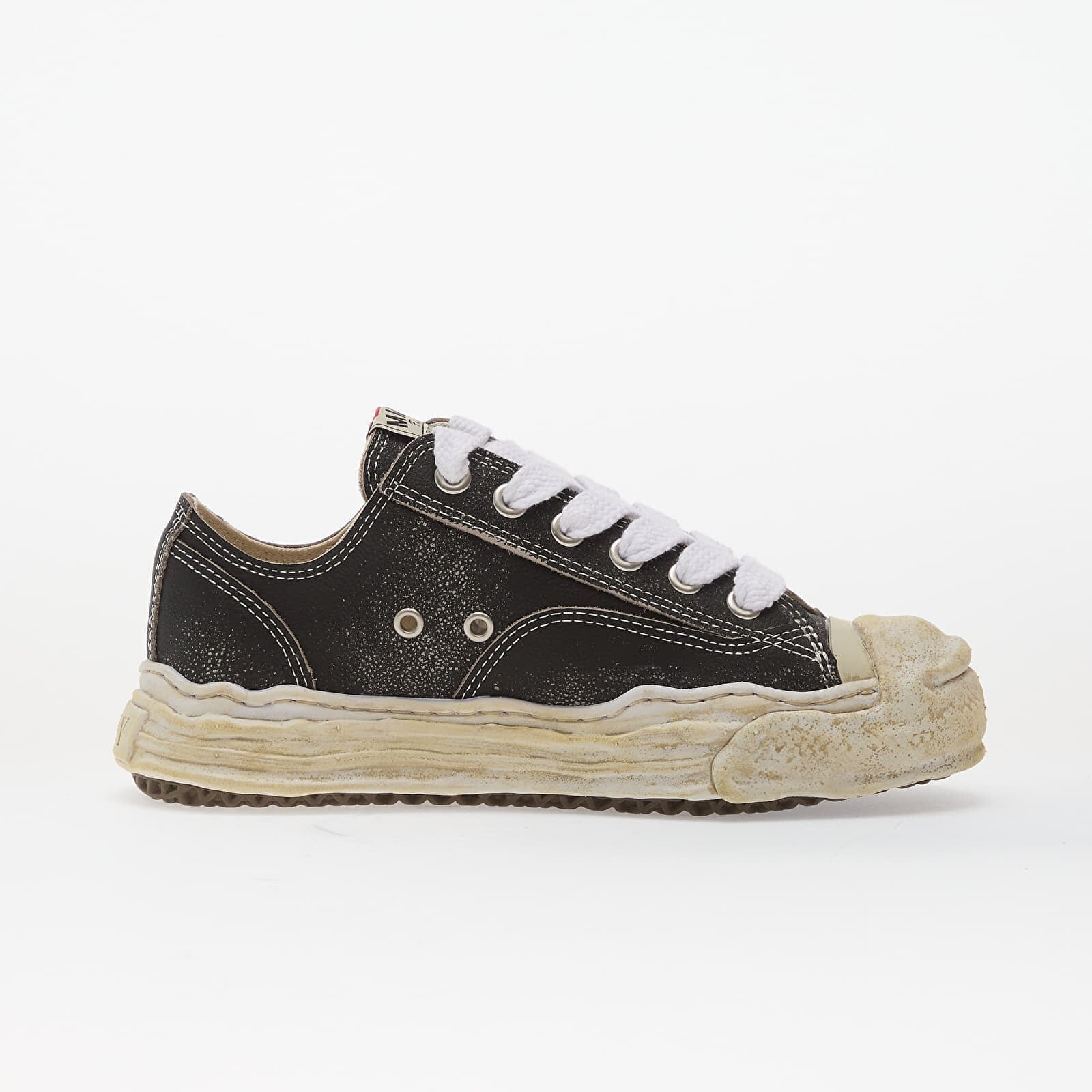 Maison MIHARA YASUHIRO (MMY) Сникърси Hank Shrink Leather Black