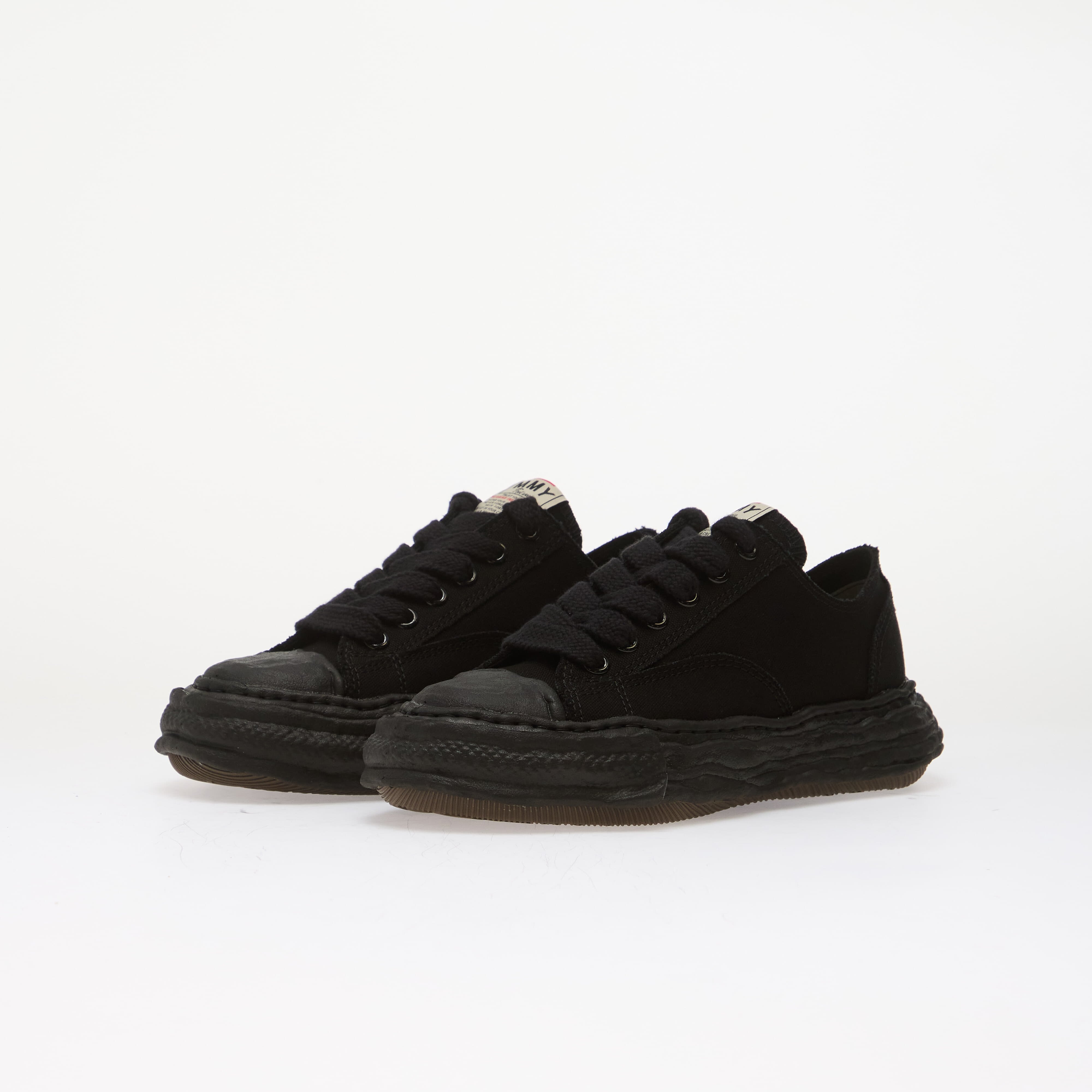 Maison MIHARA YASUHIRO (MMY) Сникърси Peterson23 Canvas Low-Top Black/ Black