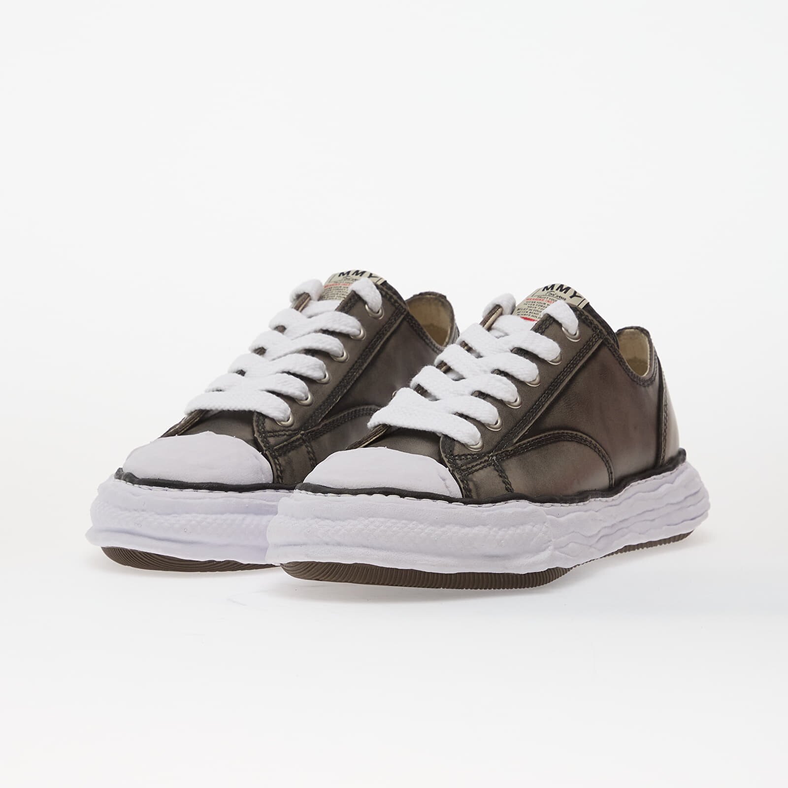 Maison MIHARA YASUHIRO (MMY) Сникърси Ptsn23 Vintage Leather Black