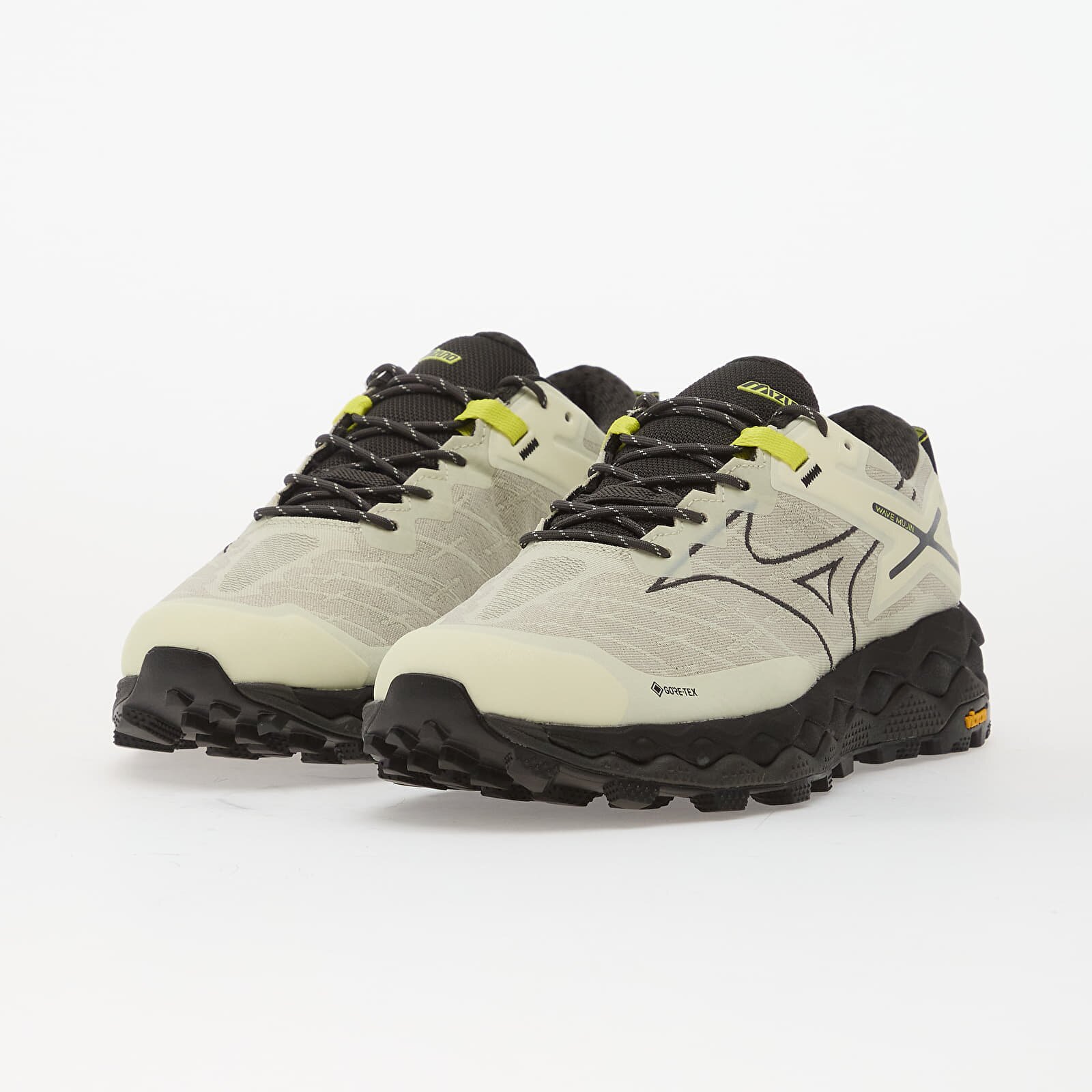 Mizuno Сникърси Wave Mujin Ls Gtx (U) Silver Birch/ Black/ Sylvan Gree