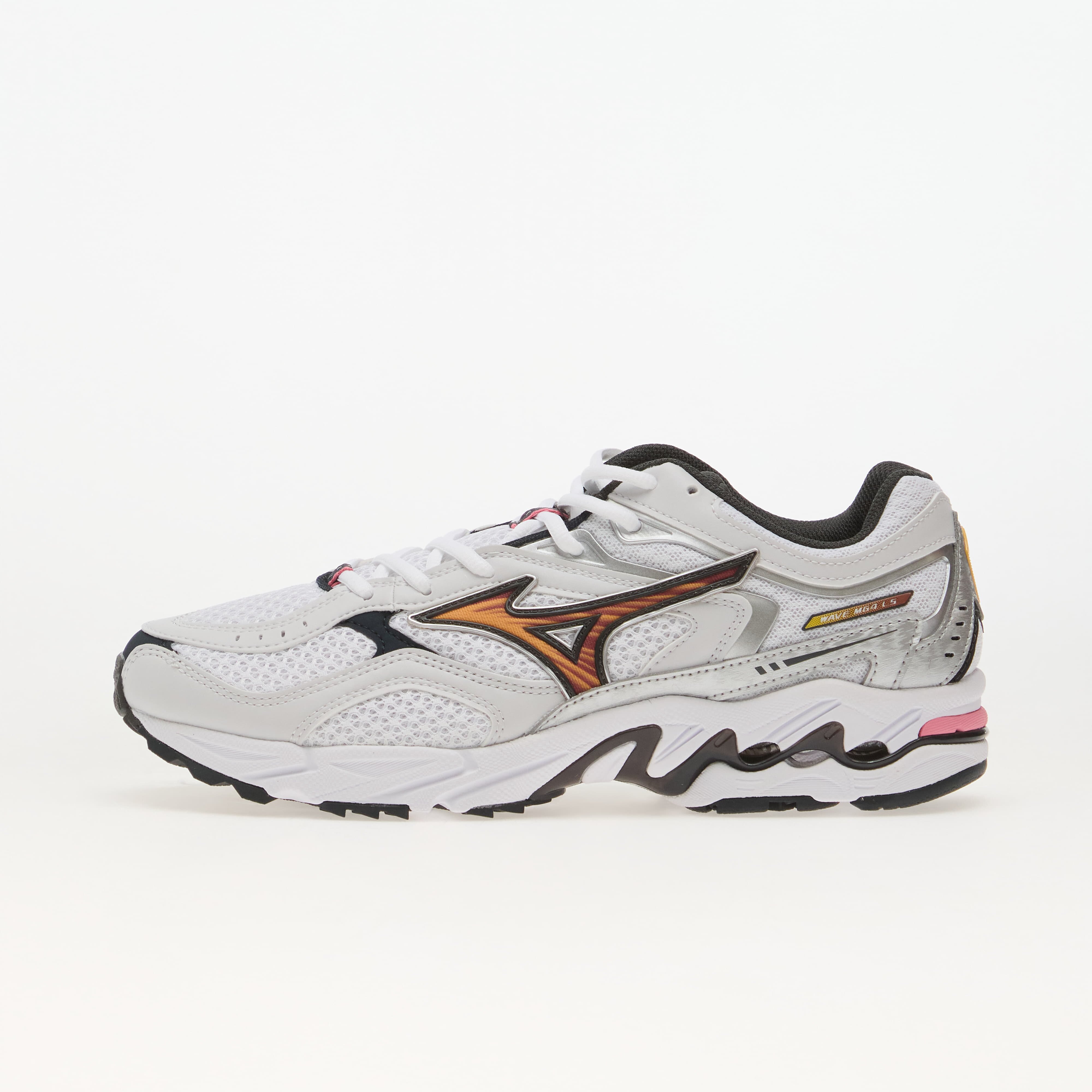 Mizuno Сникърси Wave Mustang LS OG White/ Artisan's Gold/ Galaxy Silver
