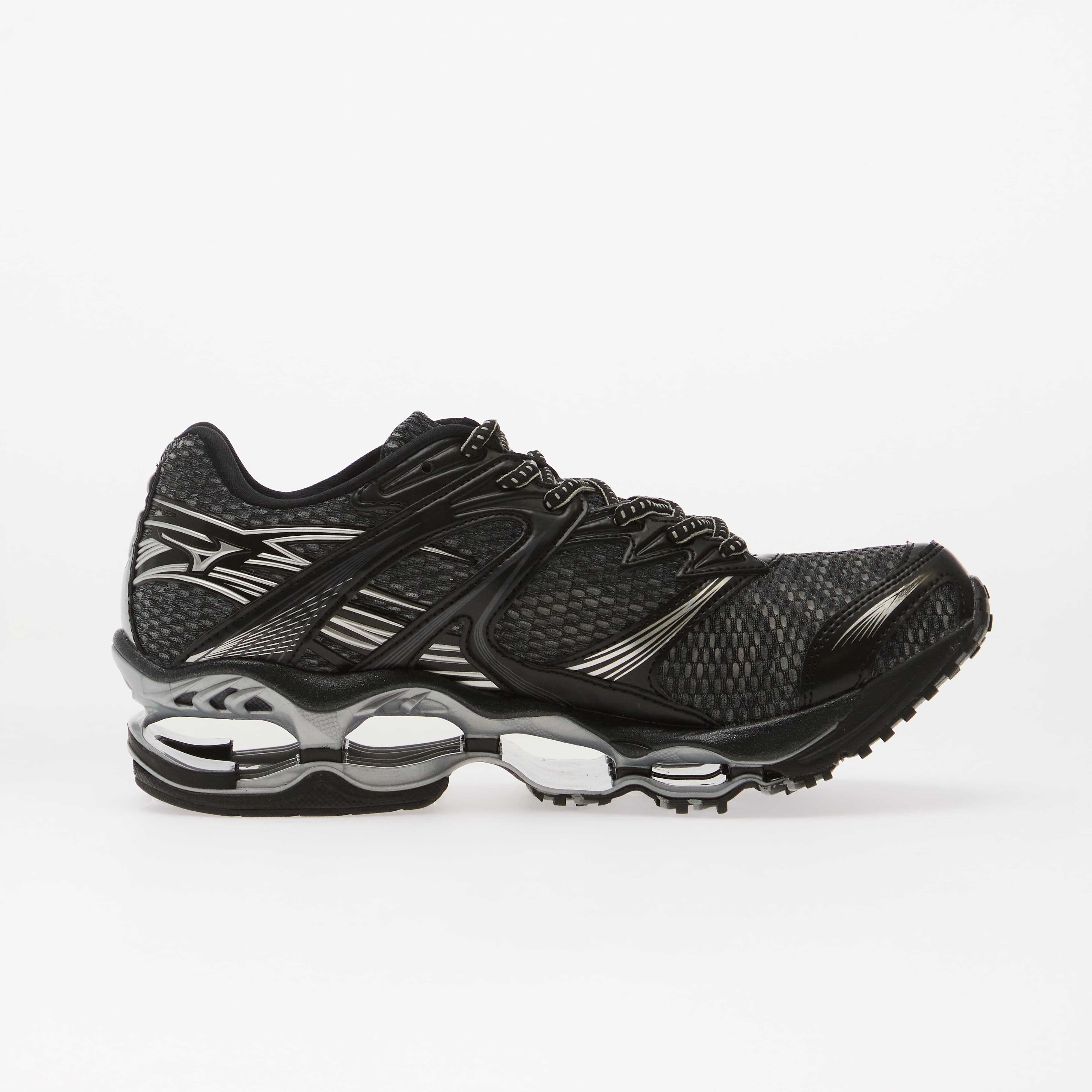 Mizuno Сникърси Wave Prophecy 1 Iron Gate/ Silver/ Black