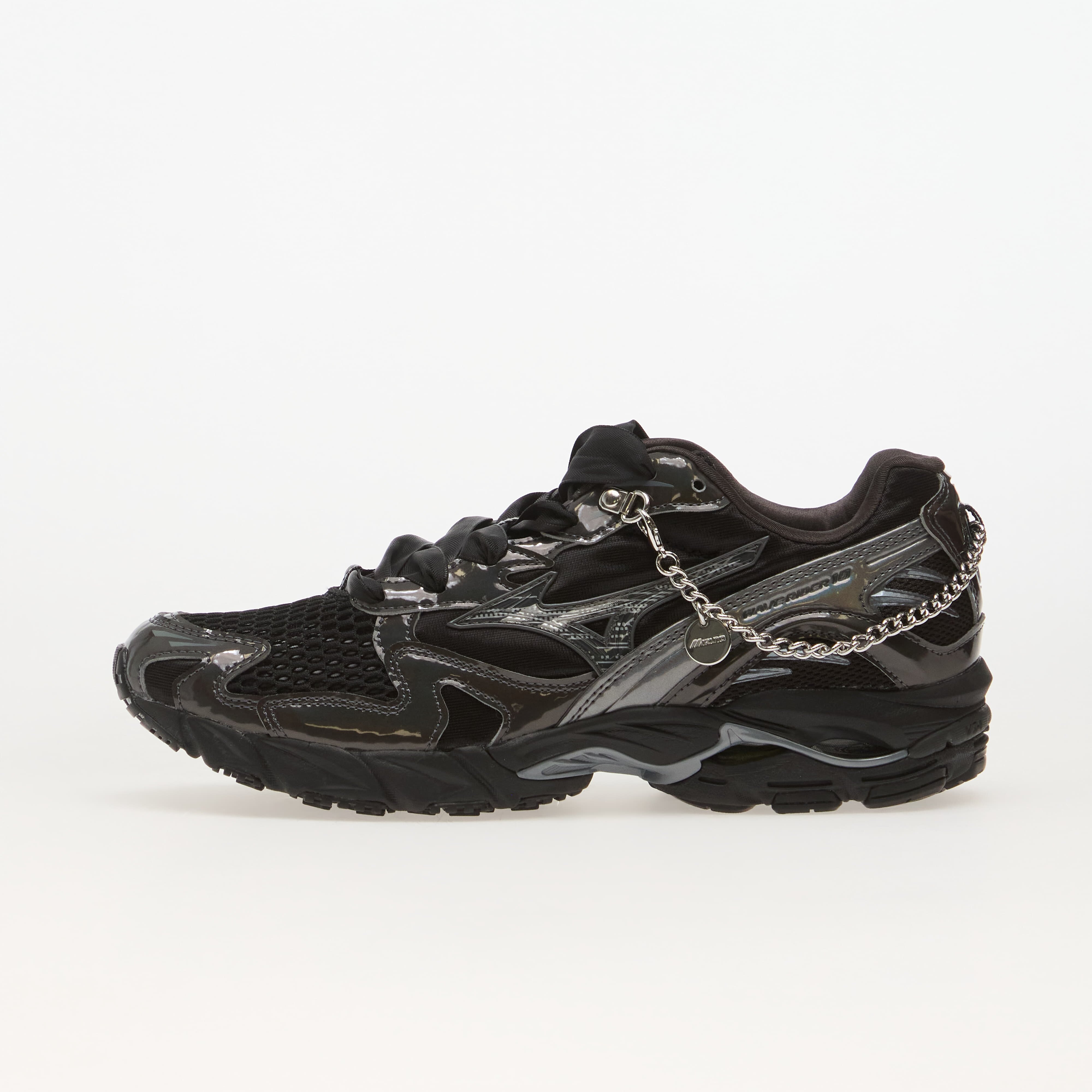Mizuno Сникърси Wave Rider 10 Jewels Black/ Black Sand/ Quiet Shade