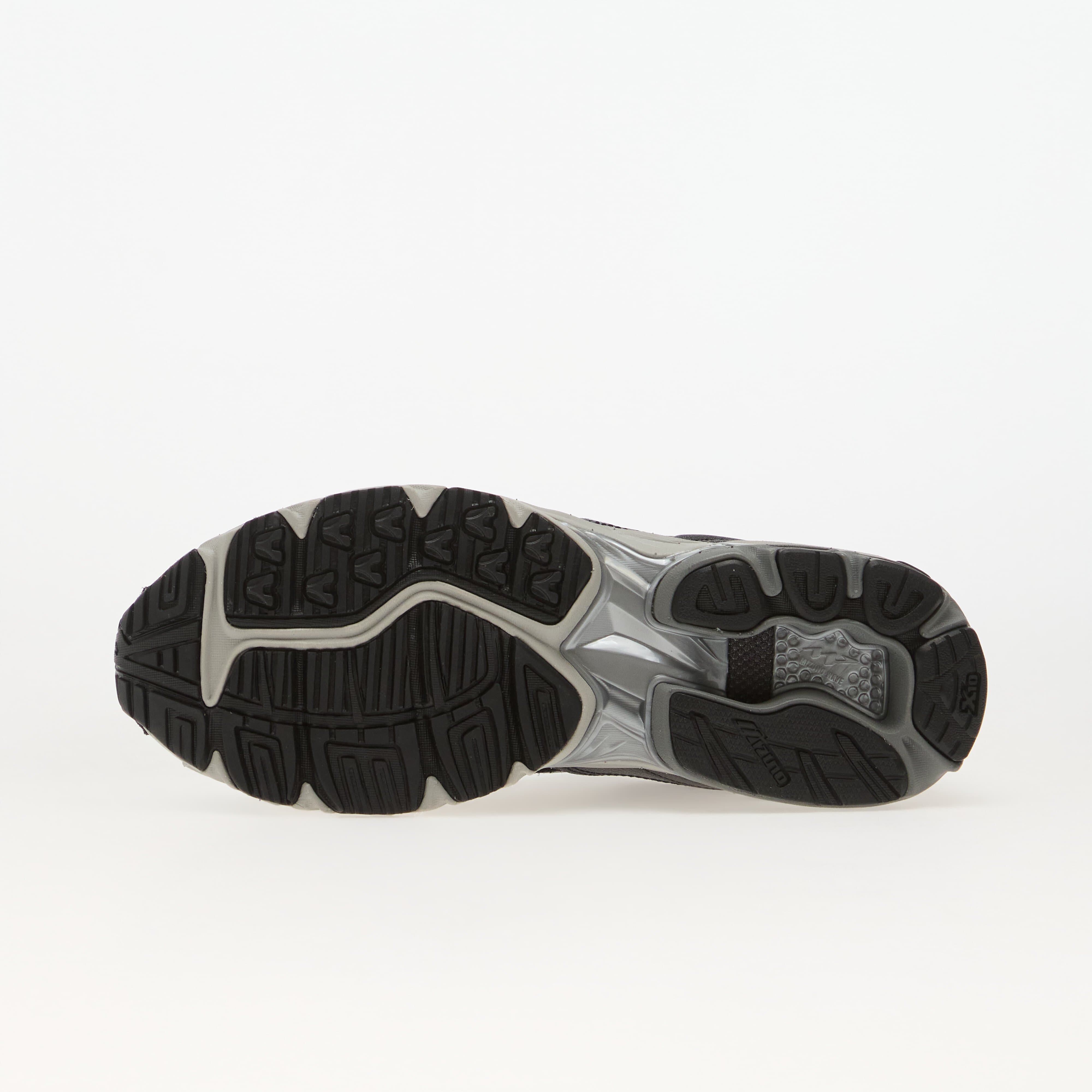 Mizuno Сникърси Wave Rider 10 Suede Black Sand/ Black/ Harbor Mist