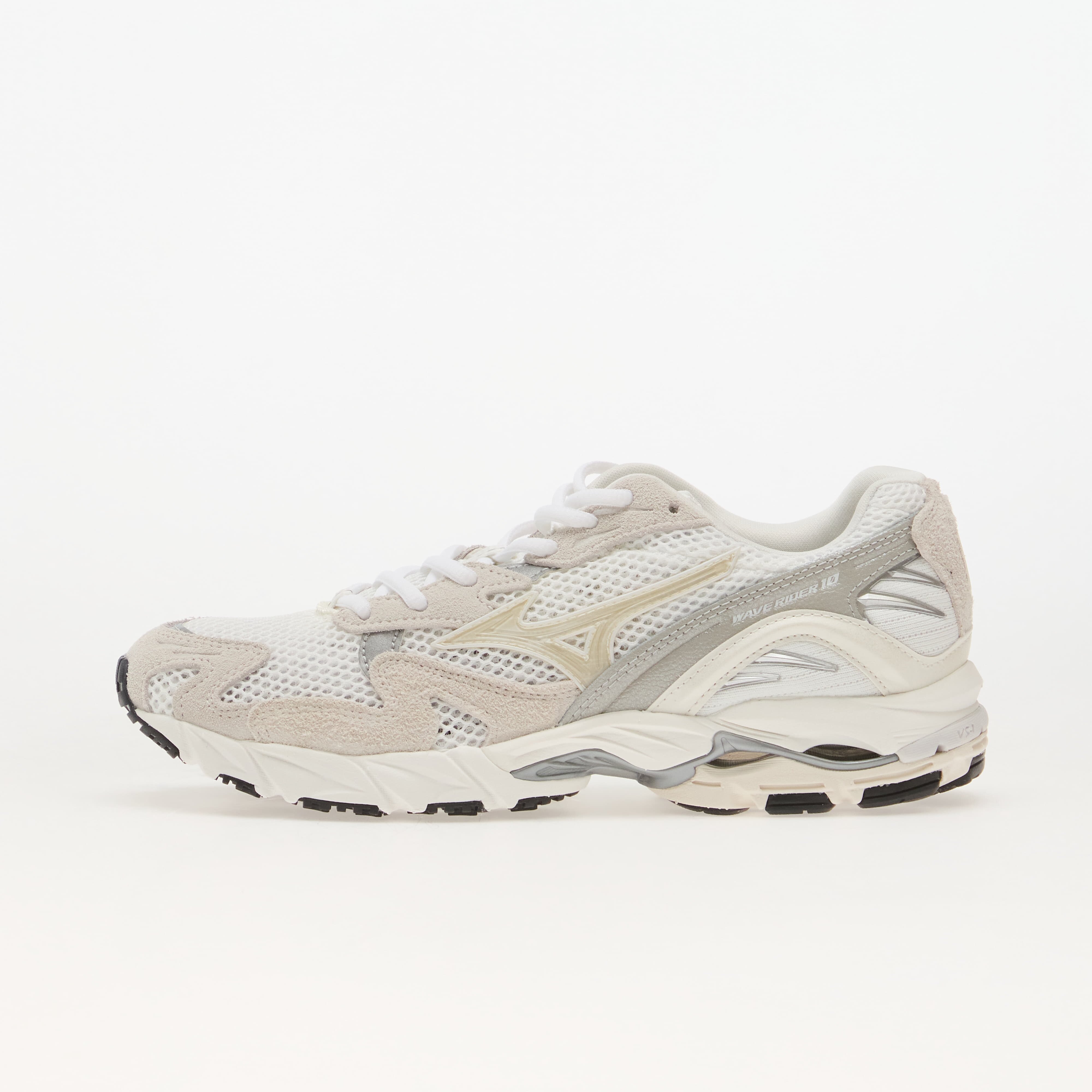 Mizuno Сникърси Wave Rider 10 Suede GF White/ Snow White/ Harbor Mist