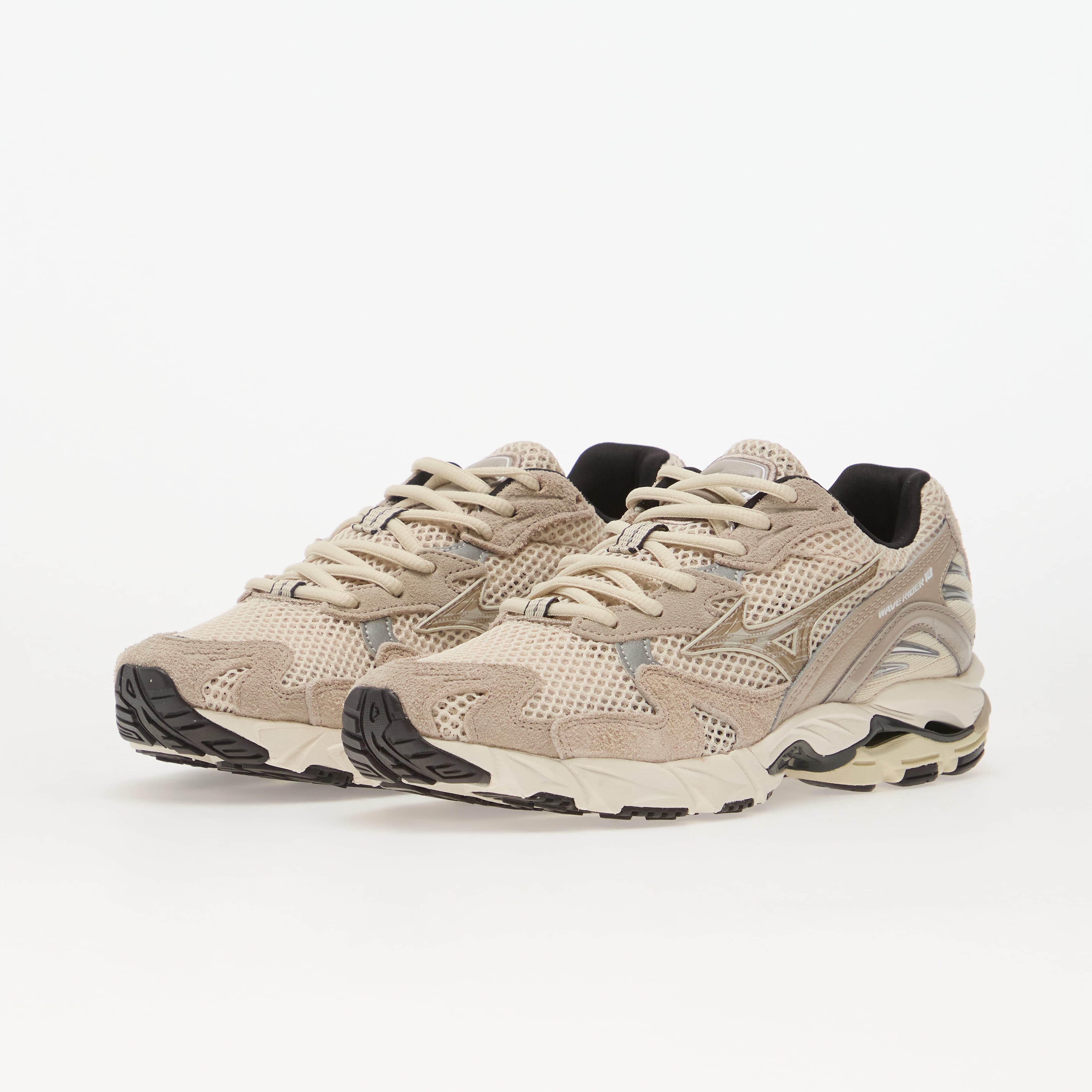 Mizuno Сникърси Wave Rider 10 Suede Summer Sand/ Simply Taupe/ Summer Sand