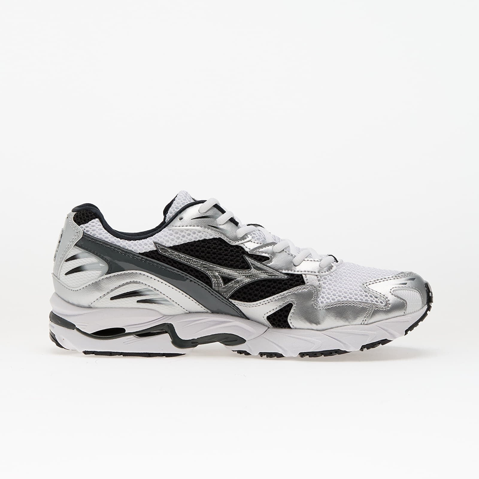 Mizuno Сникърси Wave Rider 10 White/ Silver/ Black