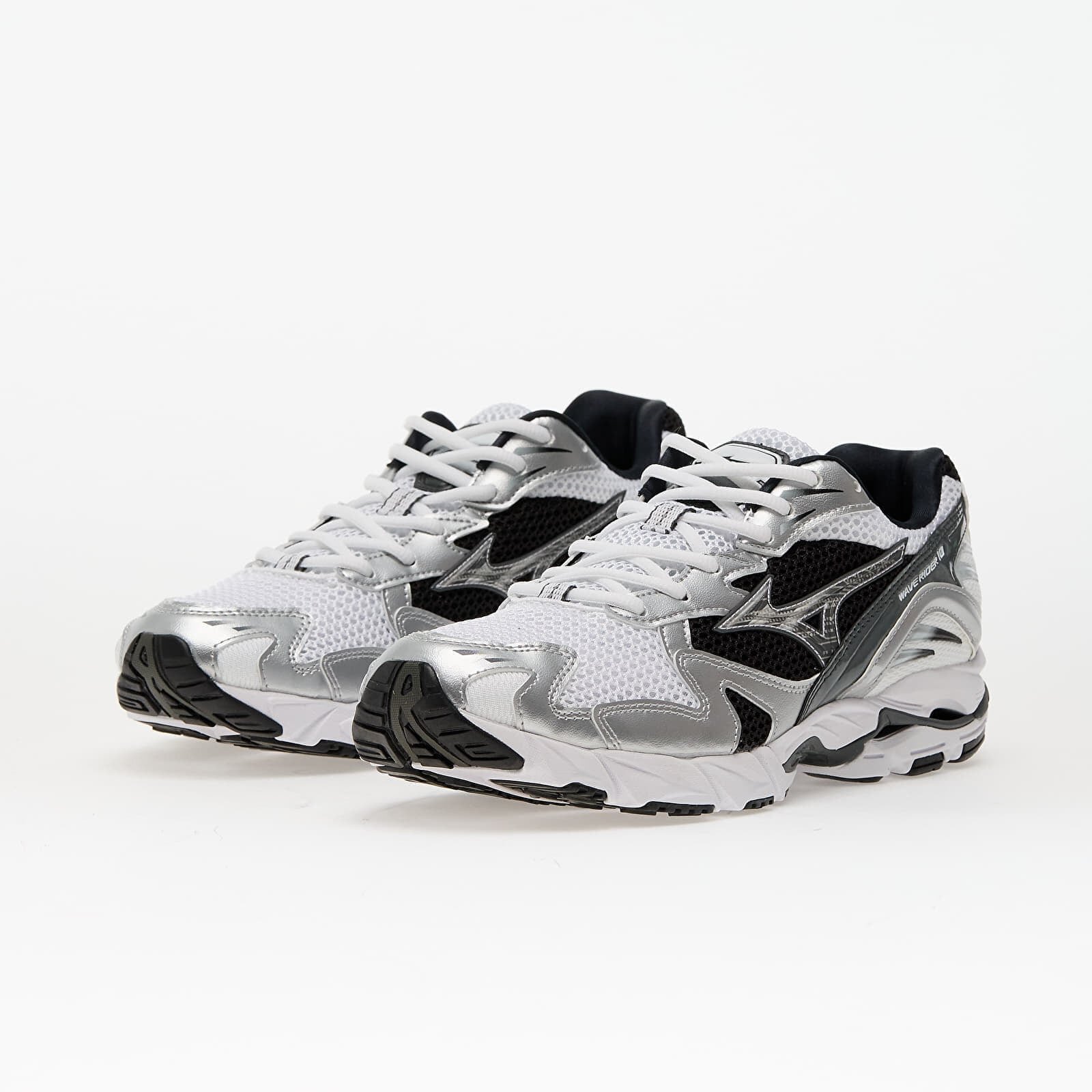 Mizuno Сникърси Wave Rider 10 White/ Silver/ Black