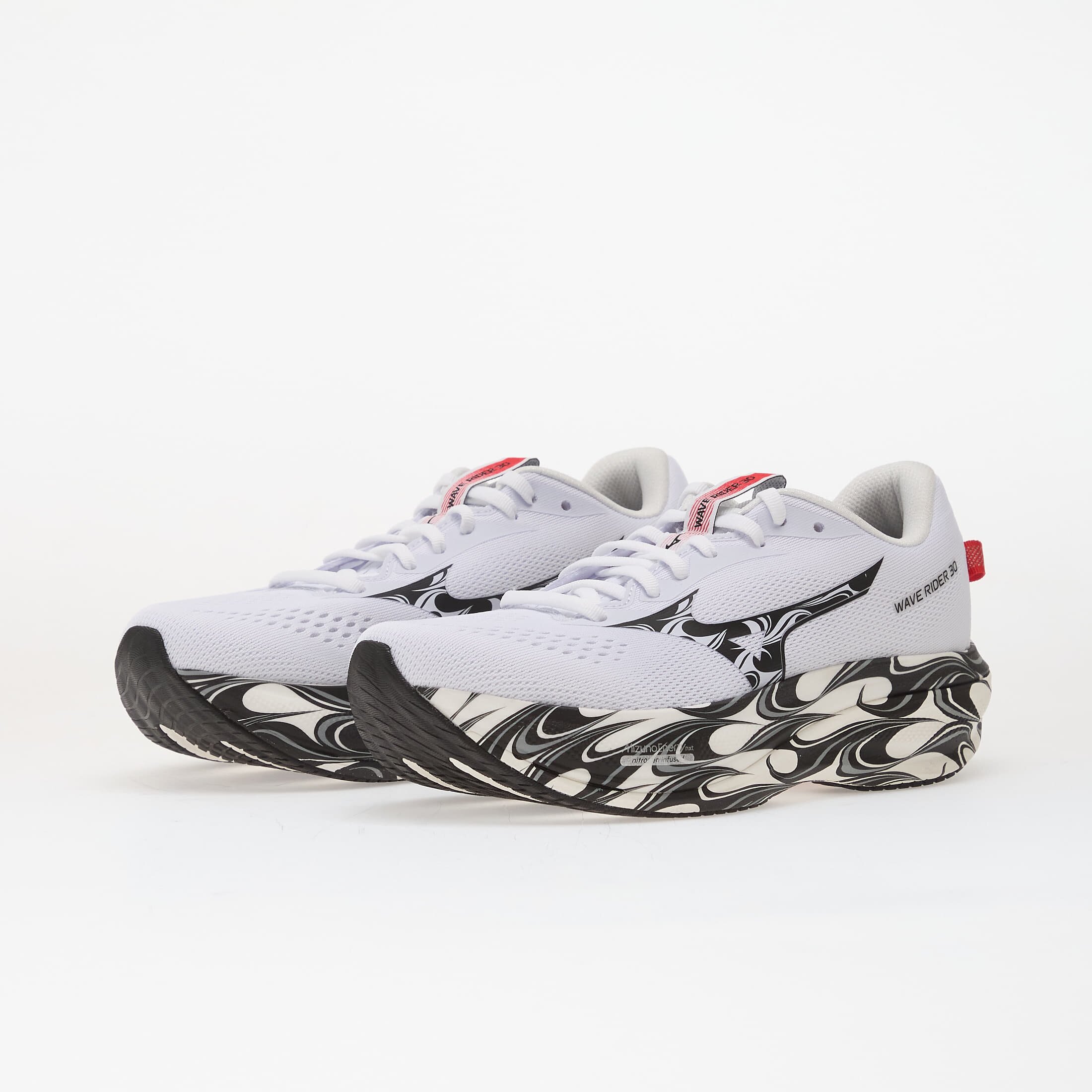 Mizuno Сникърси WAVE RIDER 30 Disclosure White/ Black/ High Risk Red