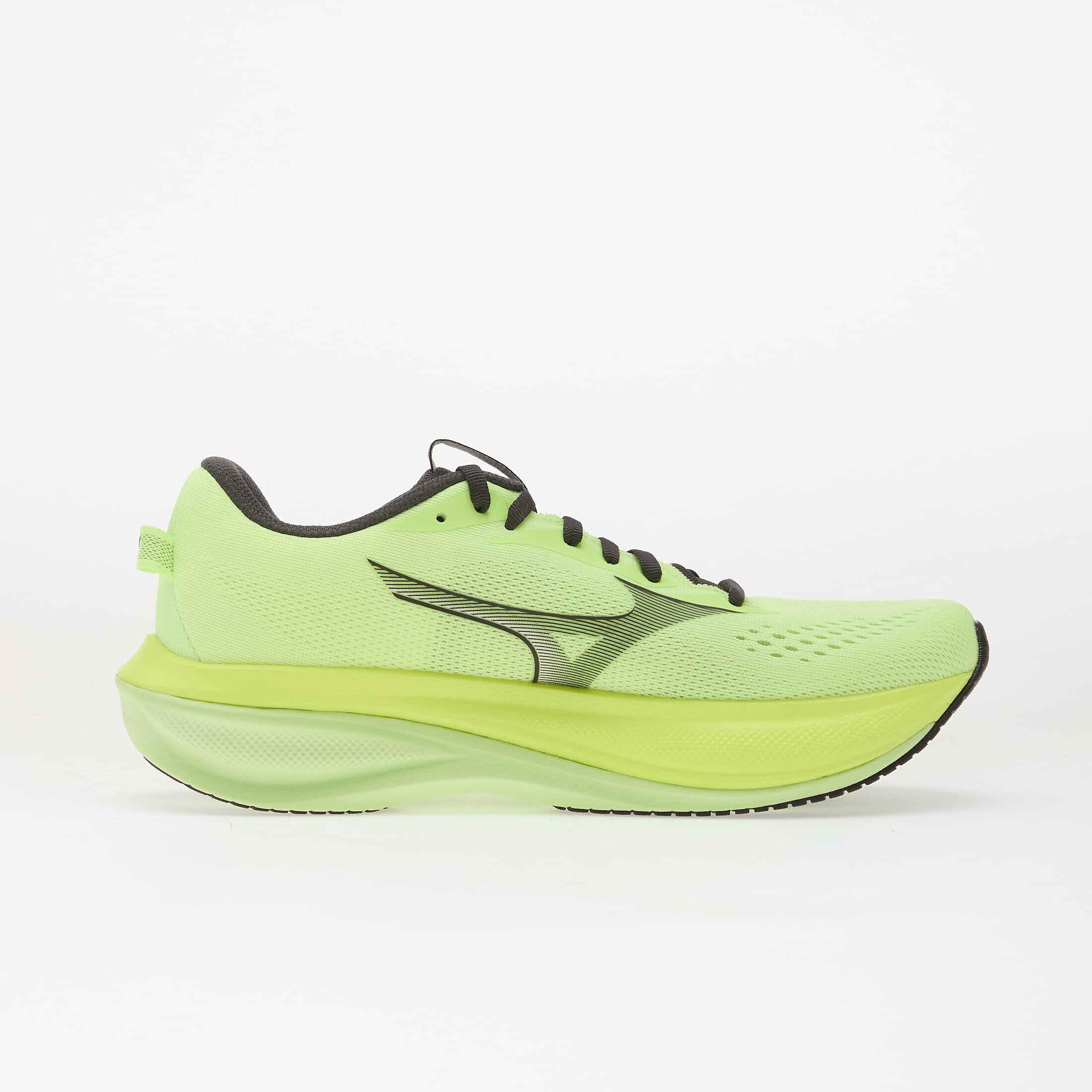 Mizuno Сникърси WAVE RIDER 30 Lime Pulp/ Black Oyster/ GF White