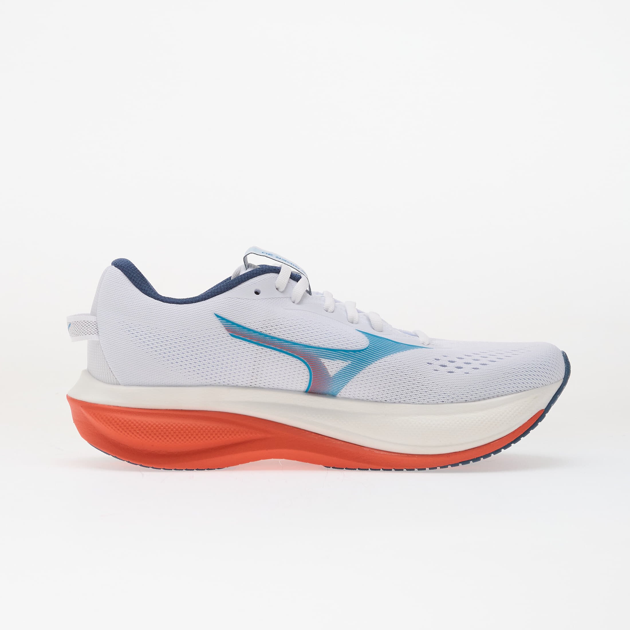 Mizuno Сникърси WAVE RIDER 30 White/ Blue Jewel/ Orange