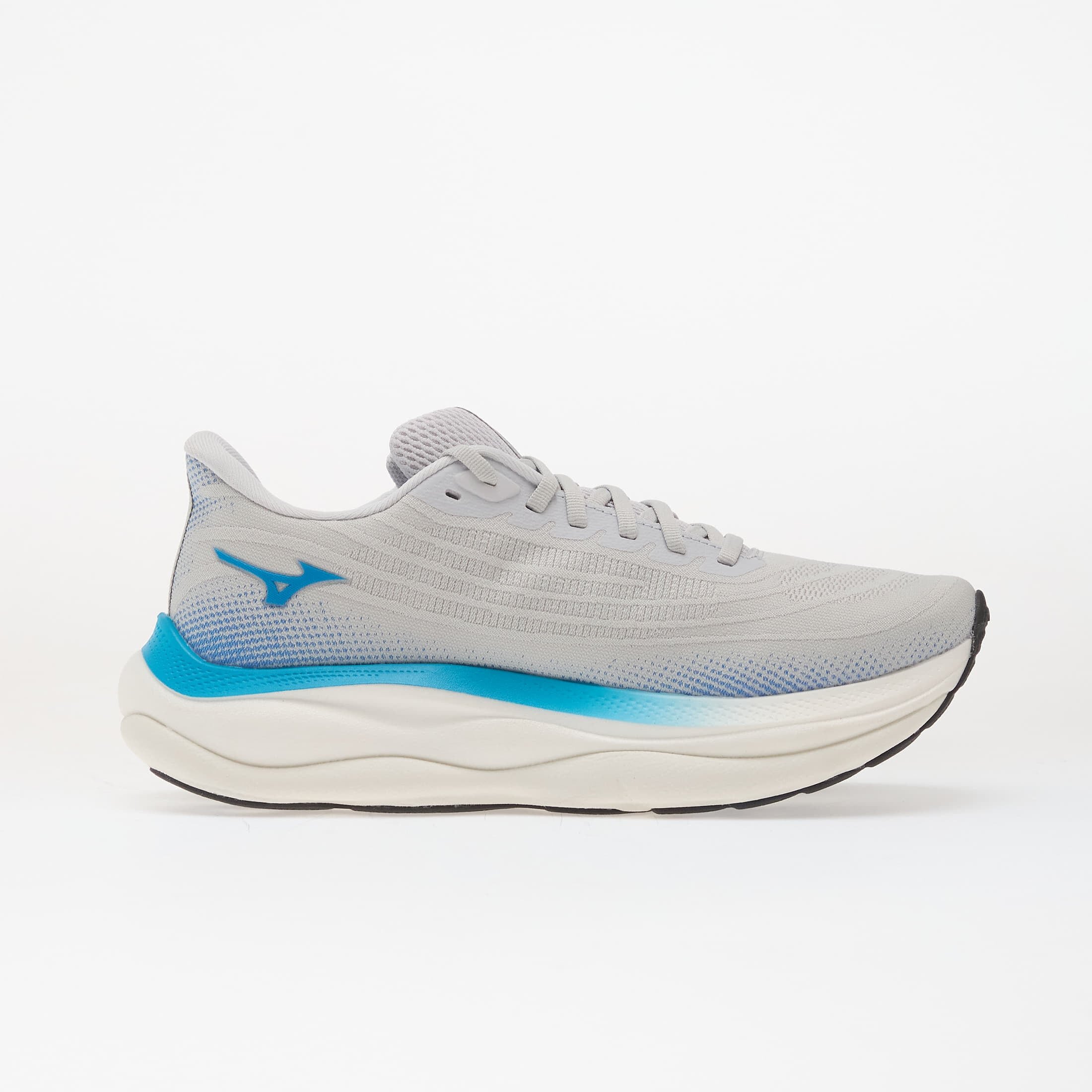 Mizuno Сникърси WAVE SKY 9 Cloudscape/ Blue Jewel/ Lava Orange