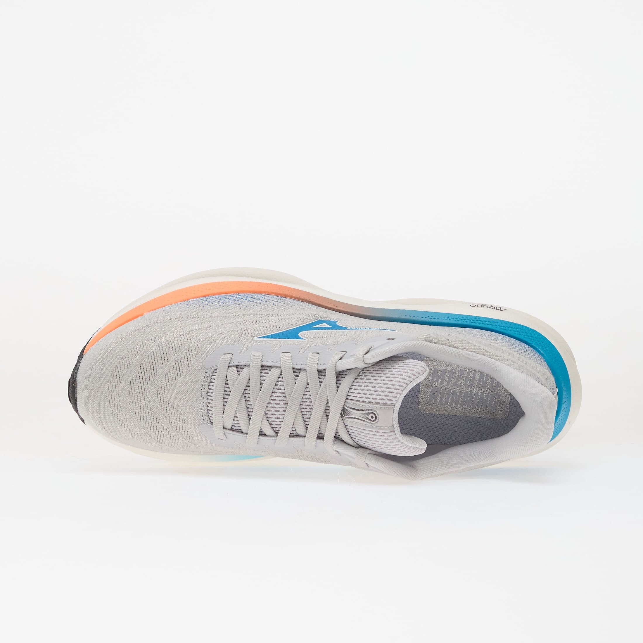 Mizuno Сникърси WAVE SKY 9 Cloudscape/ Blue Jewel/ Lava Orange