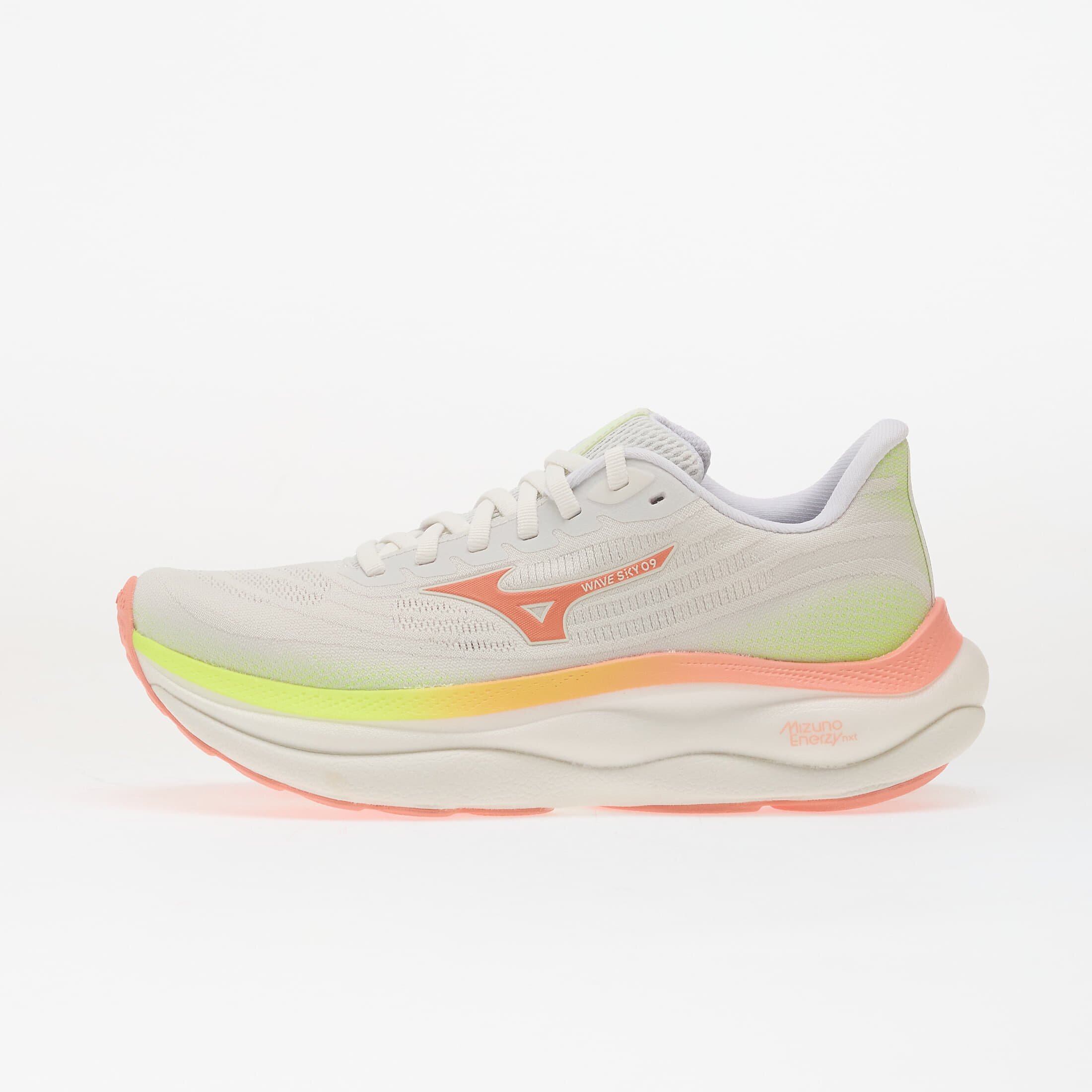 Mizuno Сникърси WAVE SKY 9 GF White/ Desert Flower/ Lime Pulp