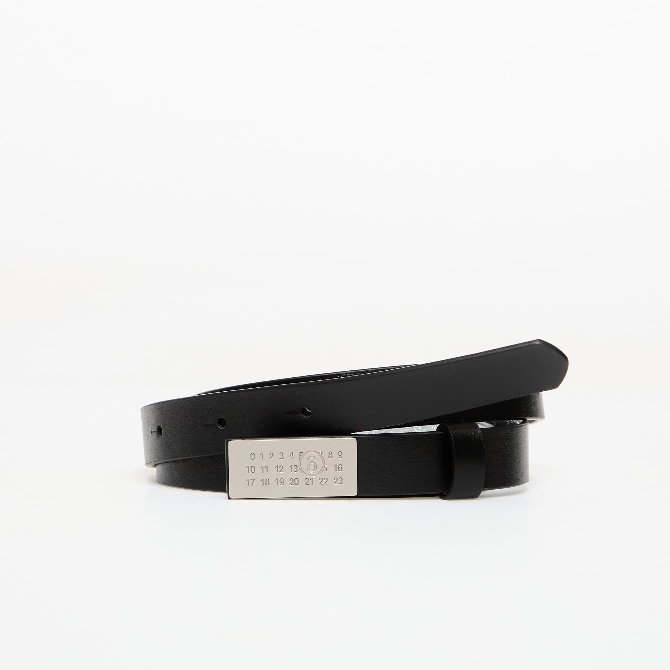 MM6 Maison Margiela Колан MM6 Belt Black/ Silver