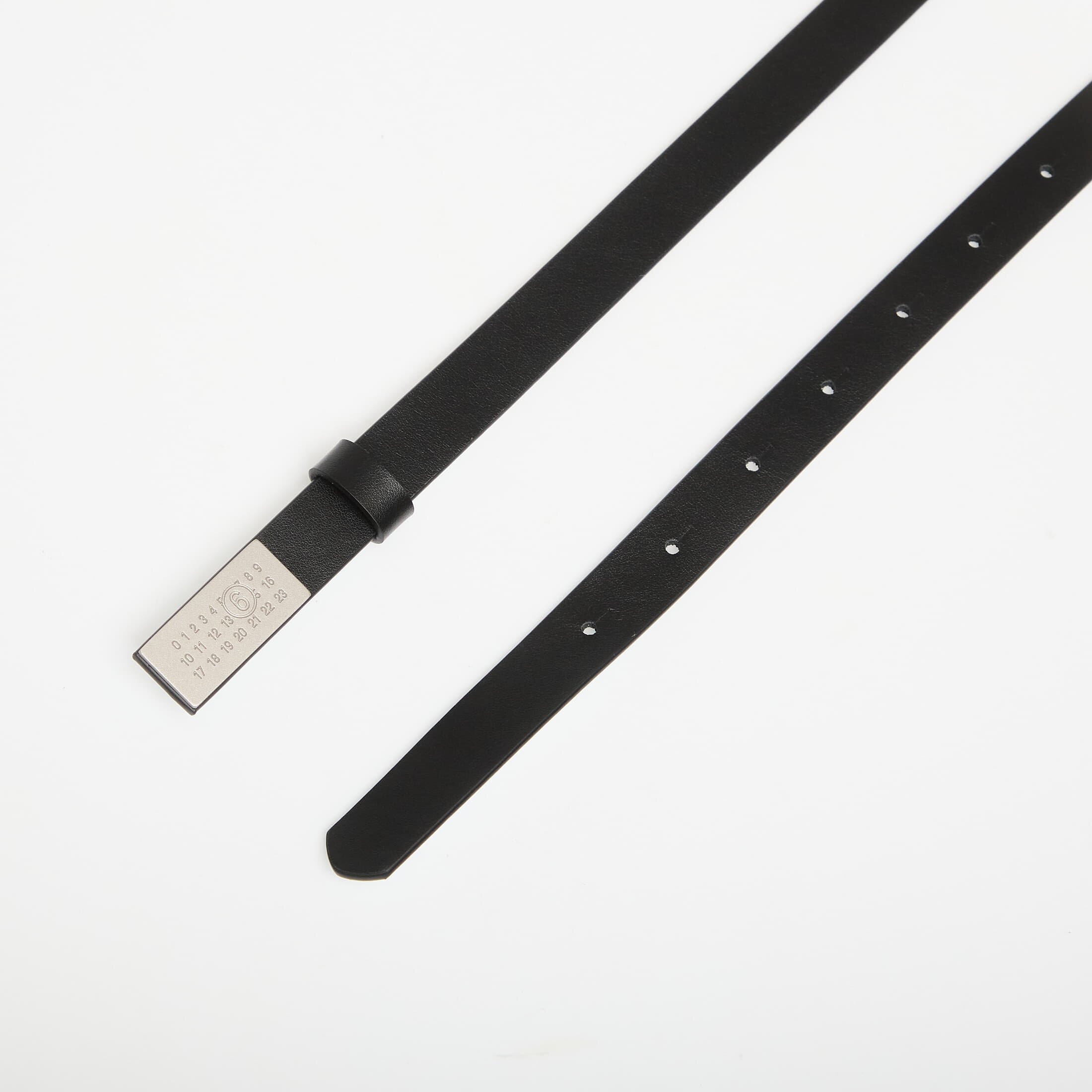 MM6 Maison Margiela Колан MM6 Belt Black/ Silver