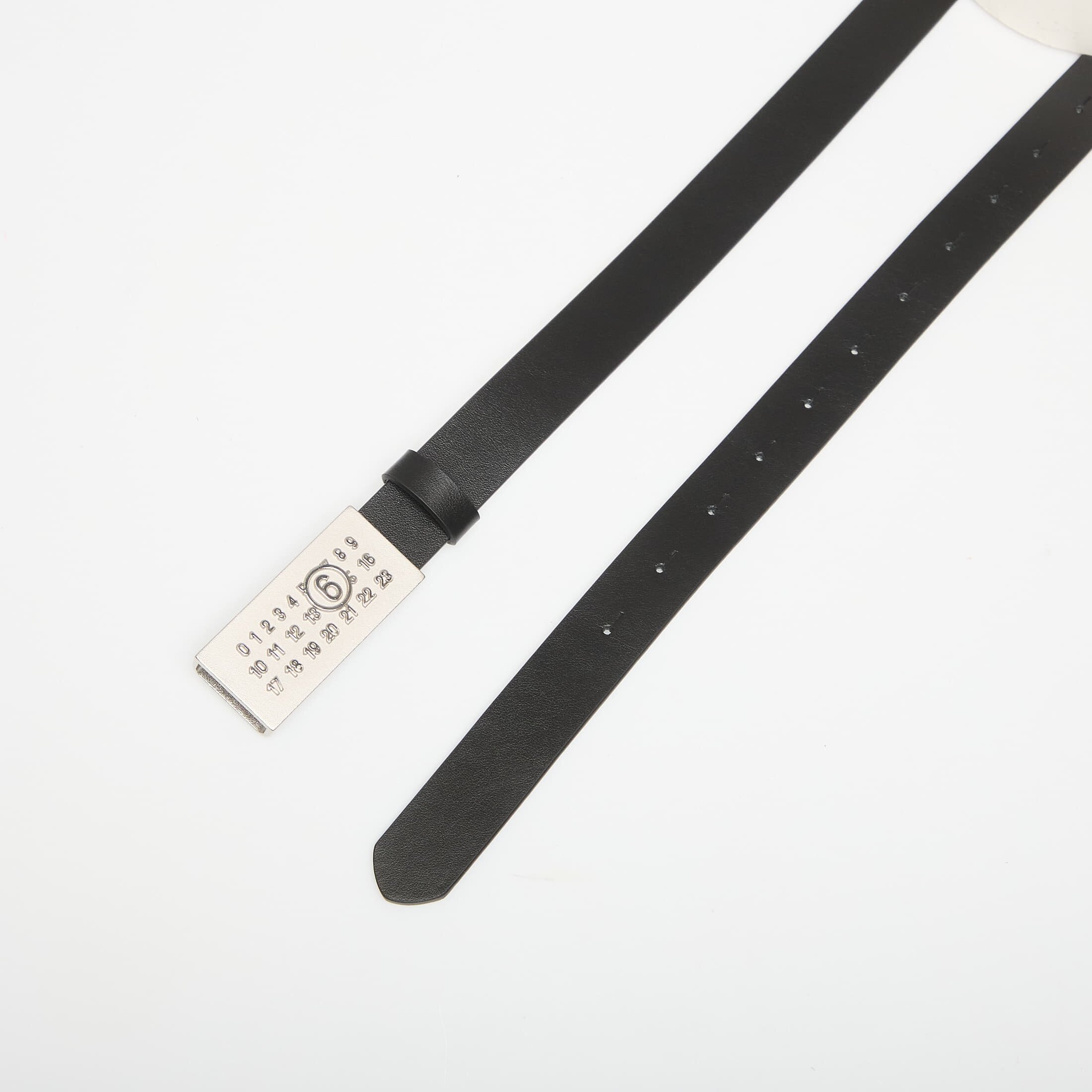 MM6 Maison Margiela Колан MM6 Belt Black/ Silver