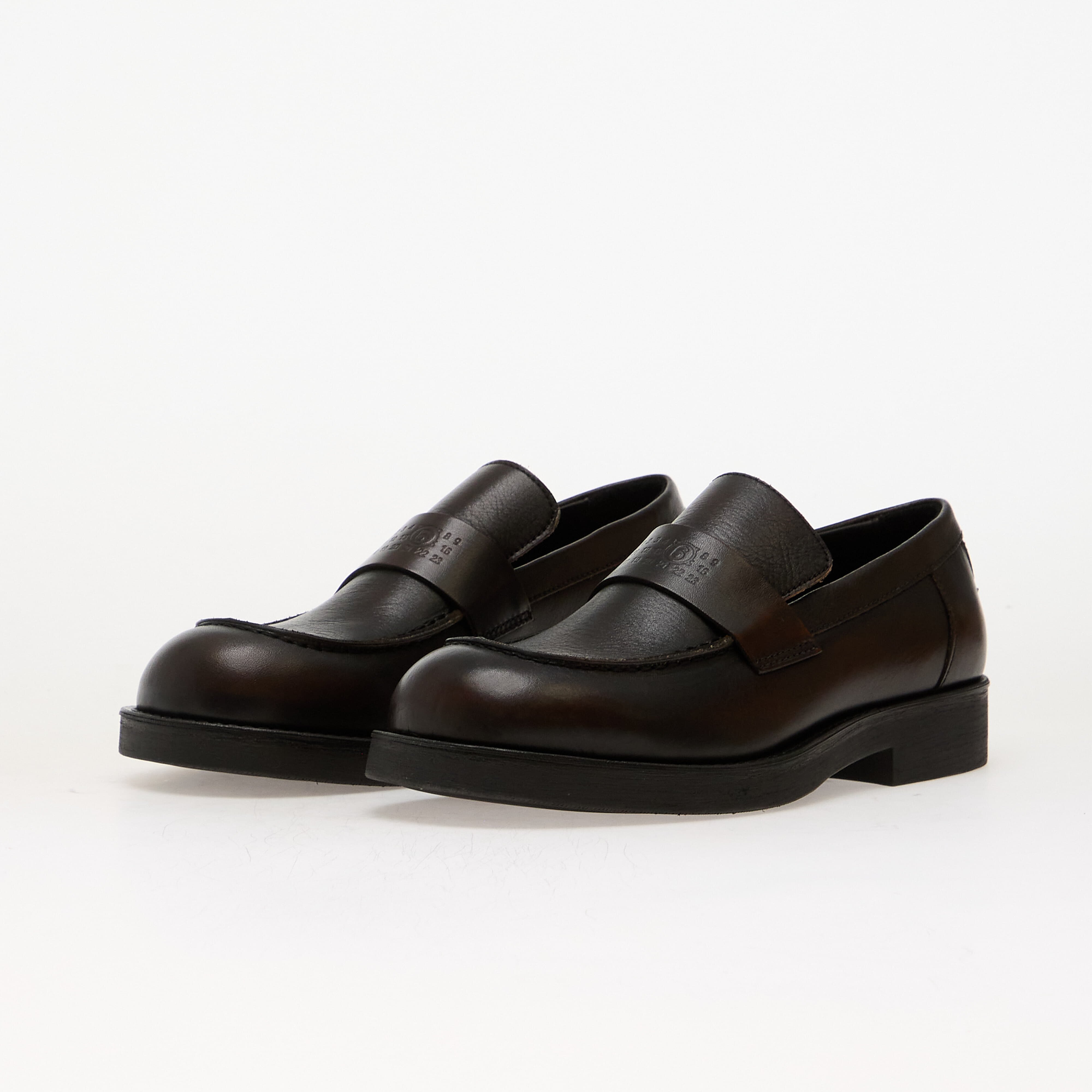 MM6 Maison Margiela Сникърси MM6 Mocassin Cappuccino/ Black