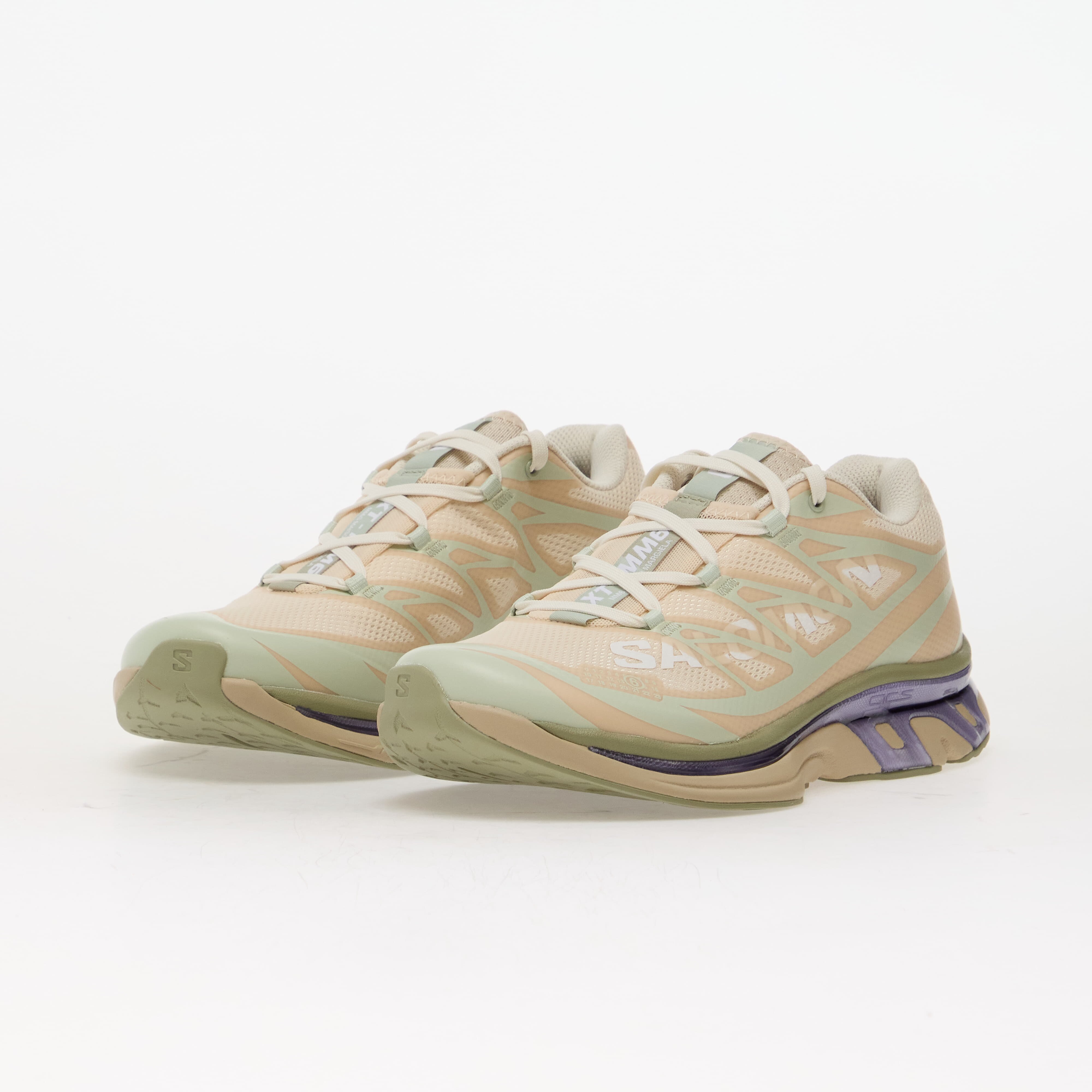 MM6 Maison Margiela Сникърси MM6 Sneakers Tapioca/ Sea Foam/ Violet Tulip