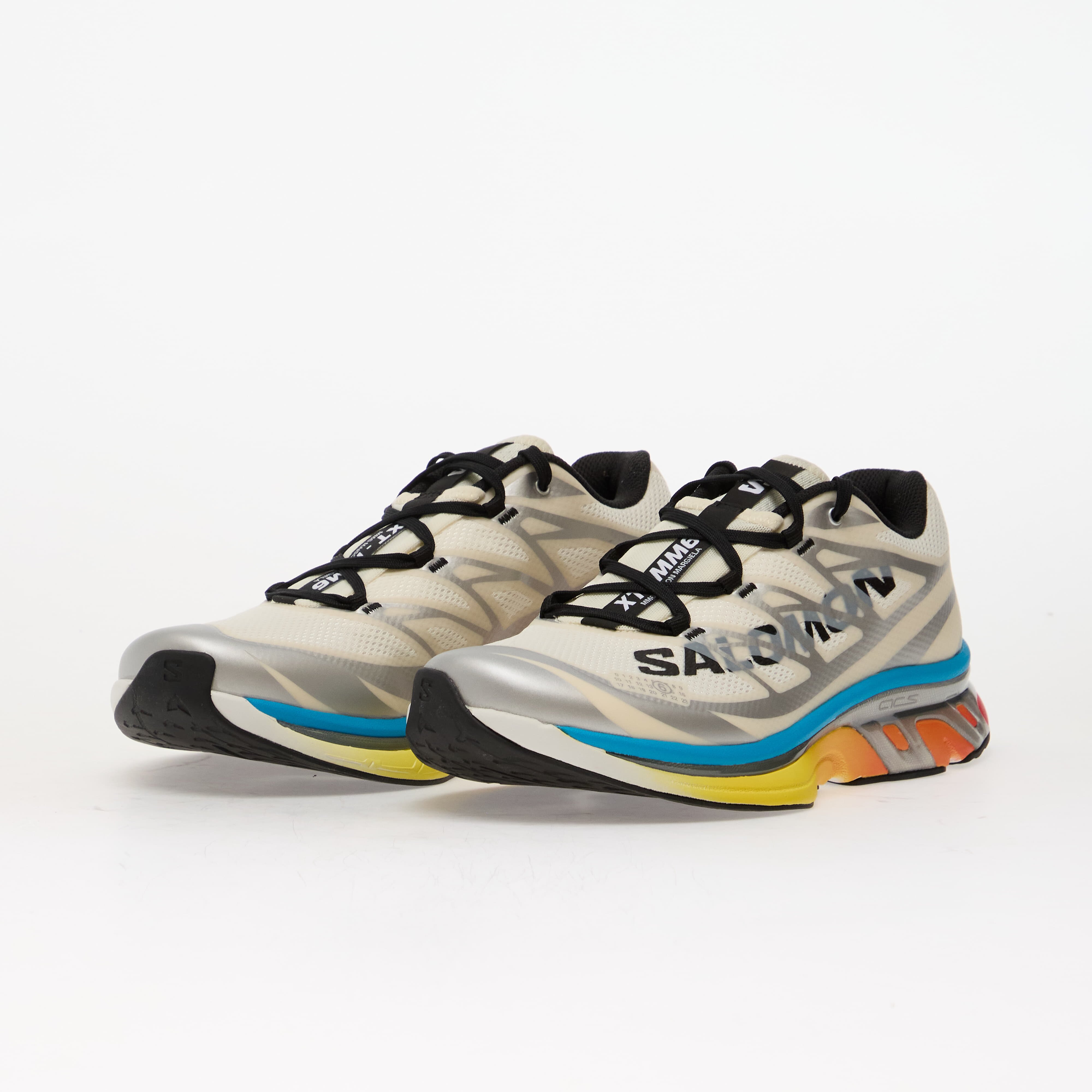 MM6 Maison Margiela Сникърси MM6 Sneakers Vanilla/ Silver/ Lemon