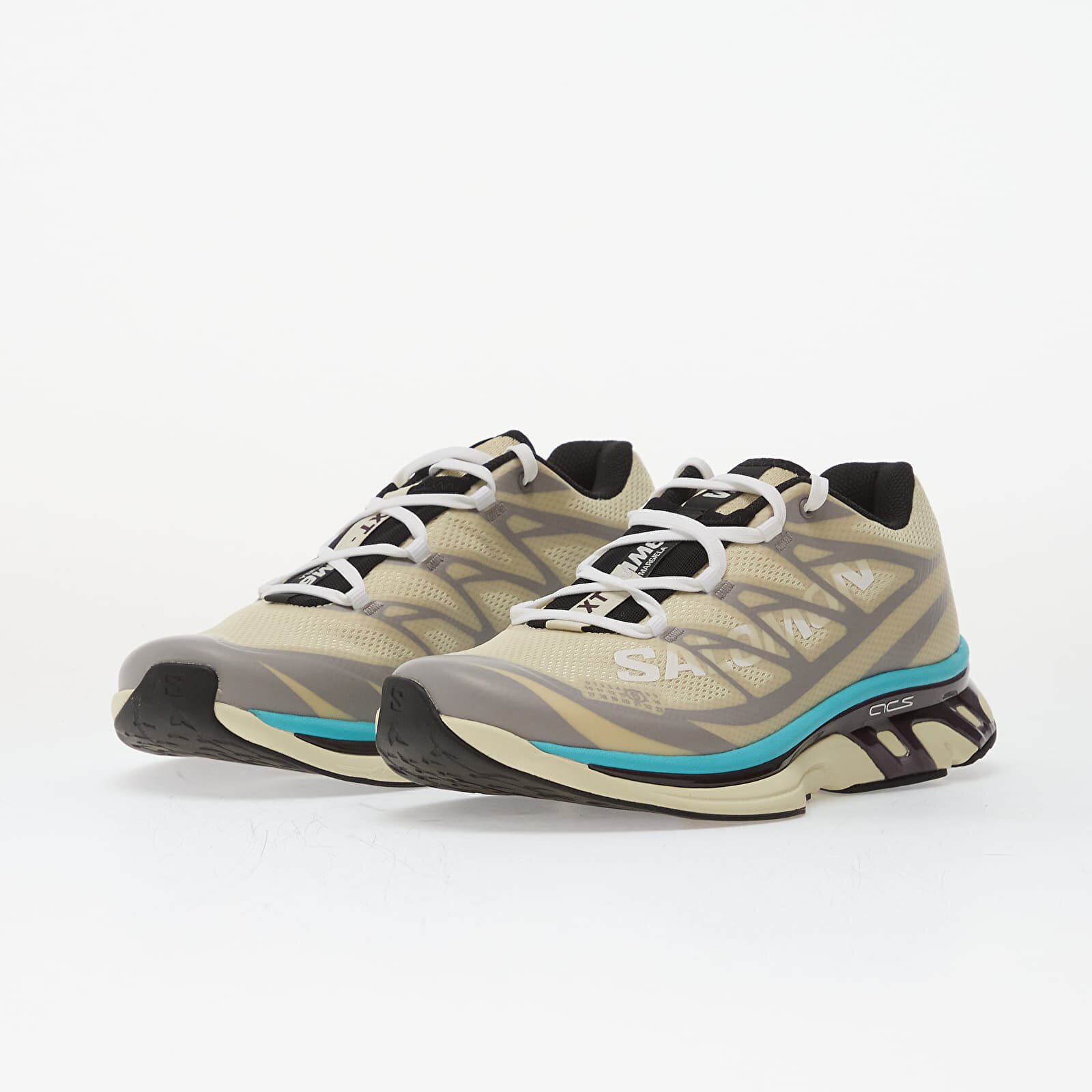 MM6 Maison Margiela Сникърси MM6 x Salomon Sneakers Asparagus Green/ Gull/ Blue Curacao