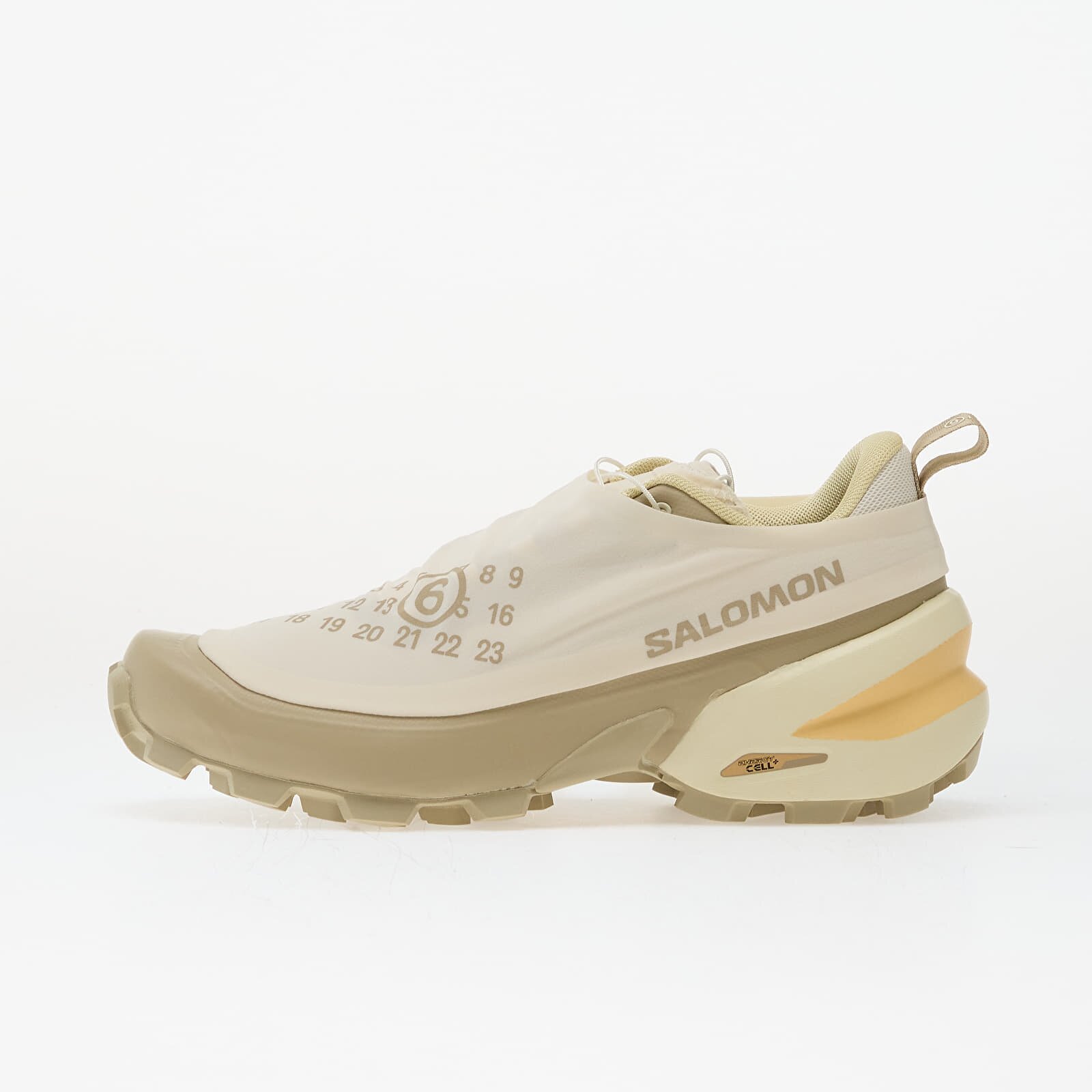 MM6 Maison Margiela Сникърси MM6 x Salomon Sneakers Vanilla Ice/ Eucalyptus/ Transparent Yellow